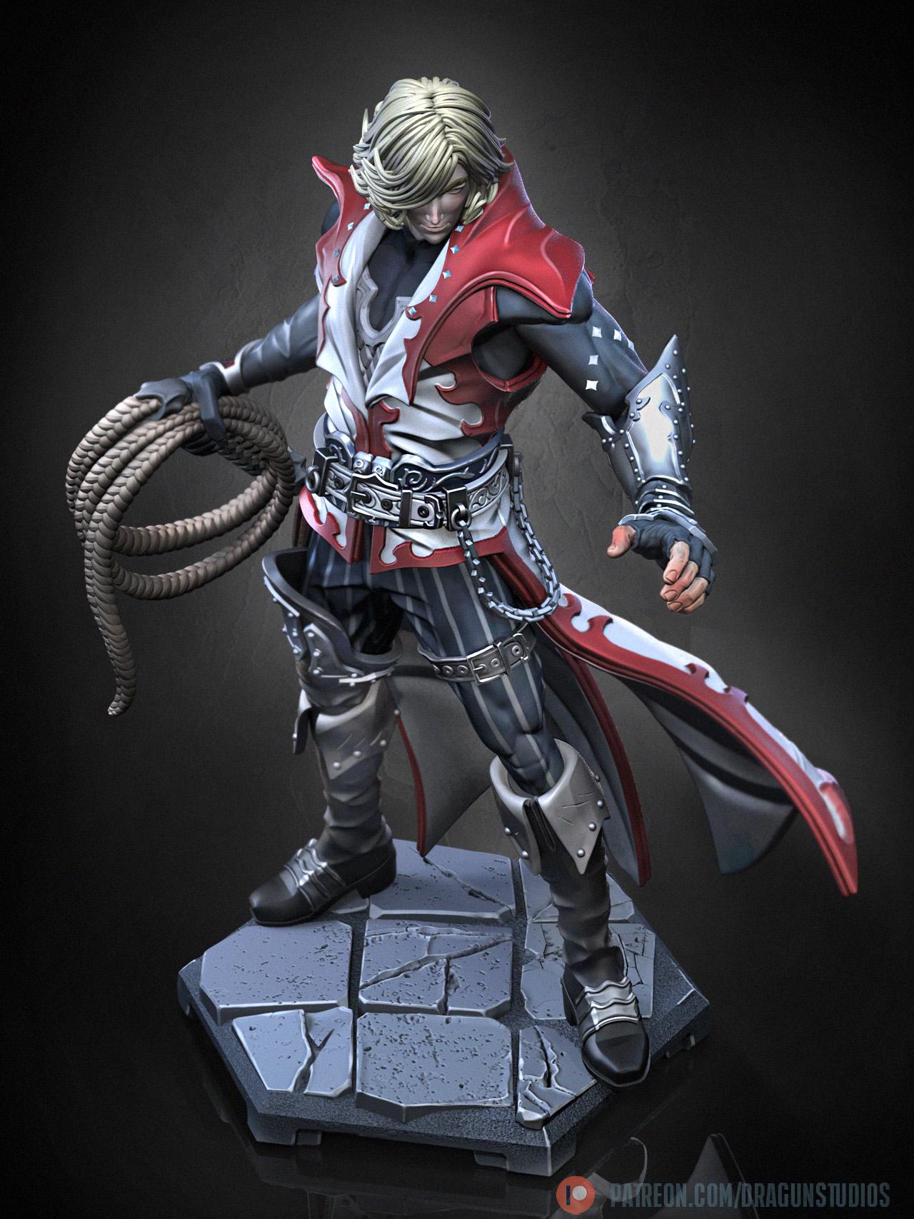 Vampire Knight Miniature - 28mm / 32mm / 36mm / 75mm - DraGun - Resin Printed Figure for TTRPGs and Board Games