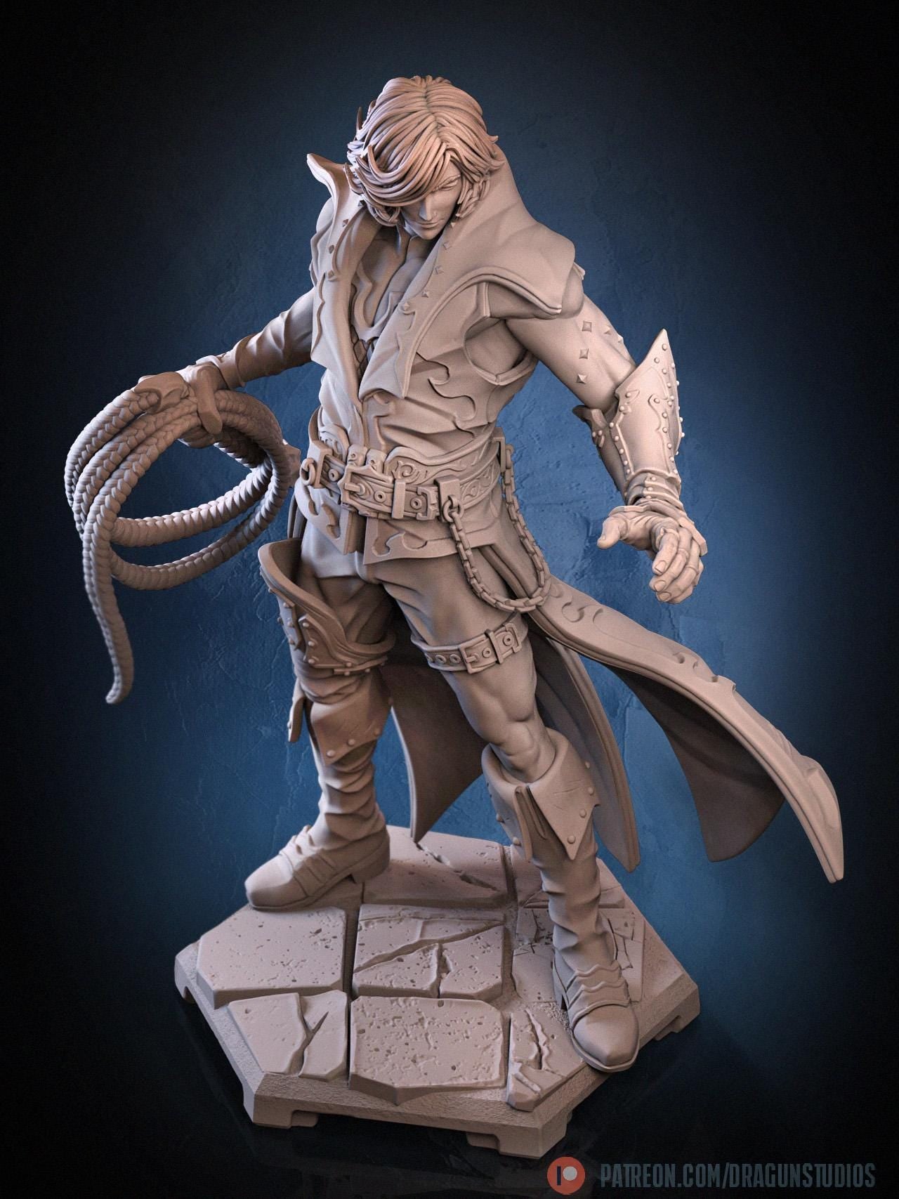 Vampire Knight Miniature - 28mm / 32mm / 36mm / 75mm - DraGun - Resin Printed Figure for TTRPGs and Board Games