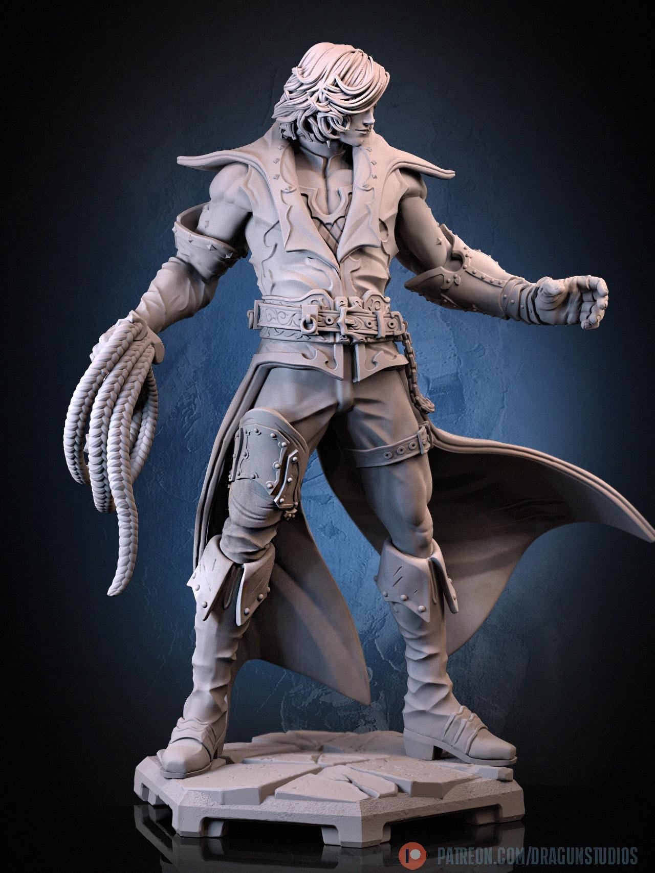 Vampire Knight Miniature - 28mm / 32mm / 36mm / 75mm - DraGun - Resin Printed Figure for TTRPGs and Board Games