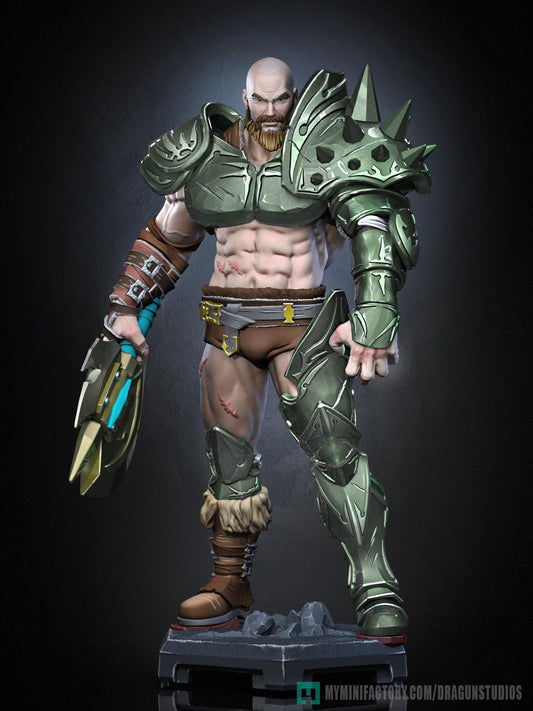 Perceval v3 Miniature - 28mm / 32mm / 36mm / 75mm - DraGun - Resin Printed Figure for TTRPGs and Board Games