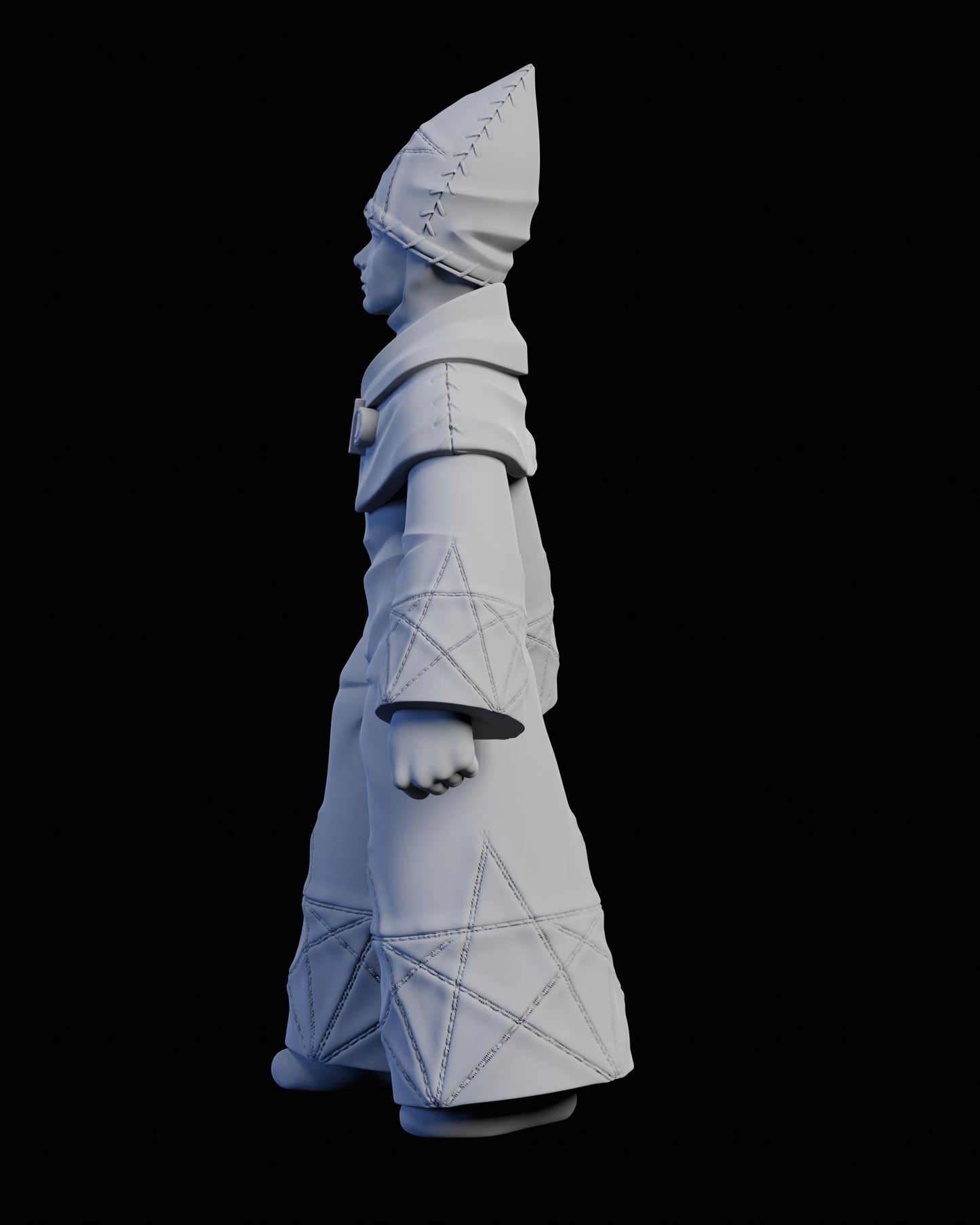 Time Mage Miniature - 28mm / 32mm / 36mm / 75mm - Ethan Savage Studios - Unpainted Resin Printed Figure for TTRPGs, and Board Games