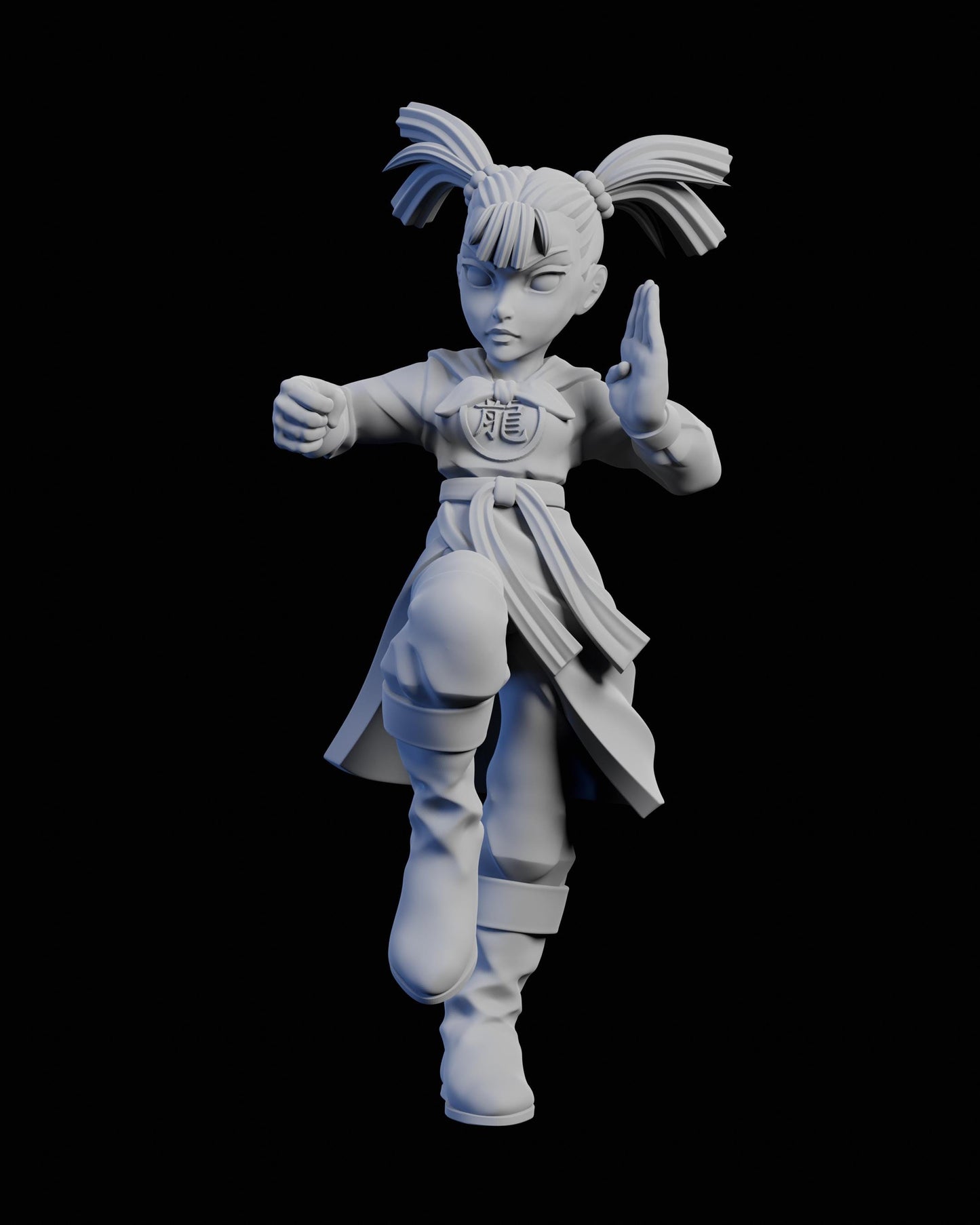 Martial Artist Miniature - 28mm / 32mm / 36mm / 75mm - Ethan Savage Studios - Unpainted Resin Printed Figure for TTRPGs, and Board Games