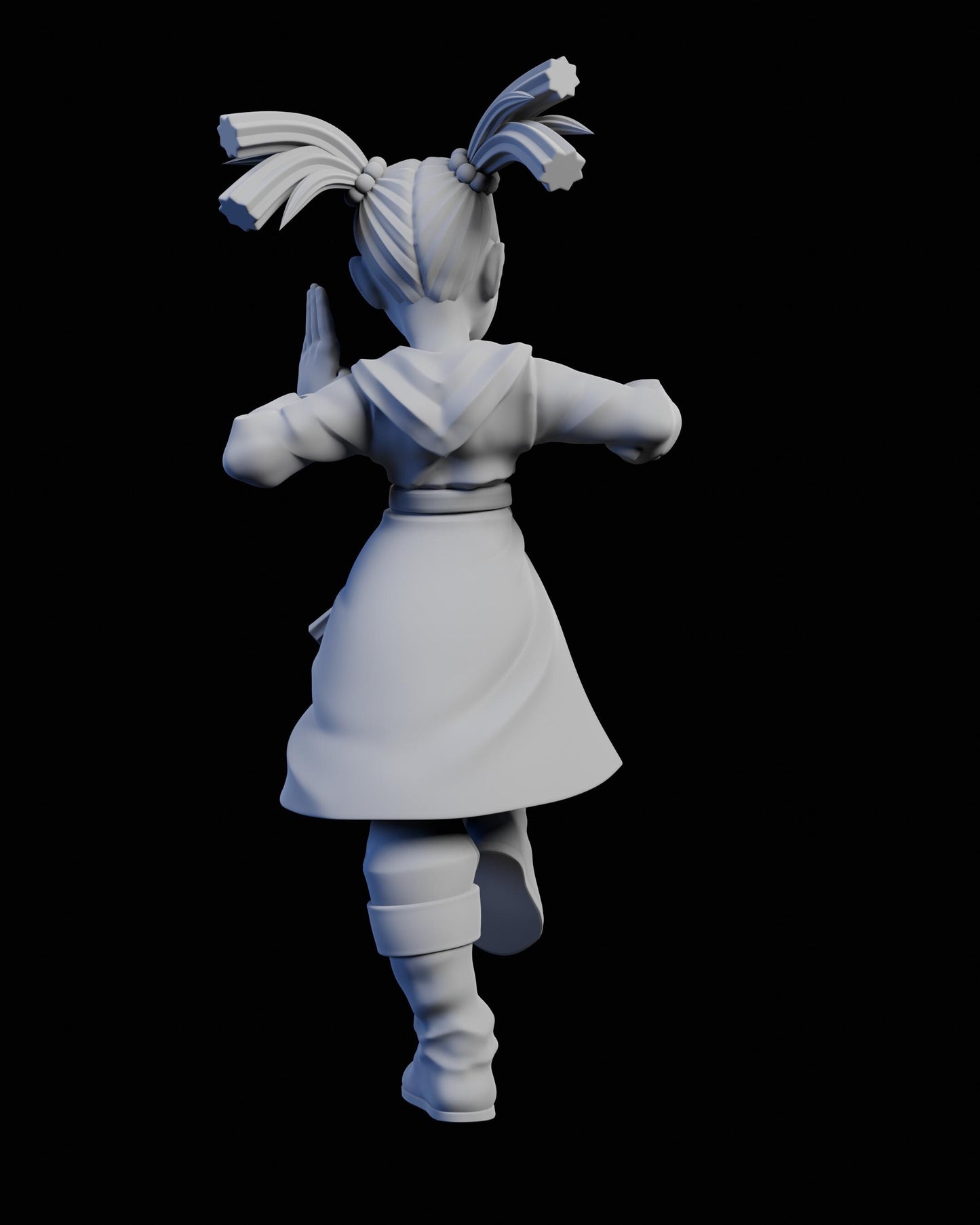 Martial Artist Miniature - 28mm / 32mm / 36mm / 75mm - Ethan Savage Studios - Unpainted Resin Printed Figure for TTRPGs, and Board Games