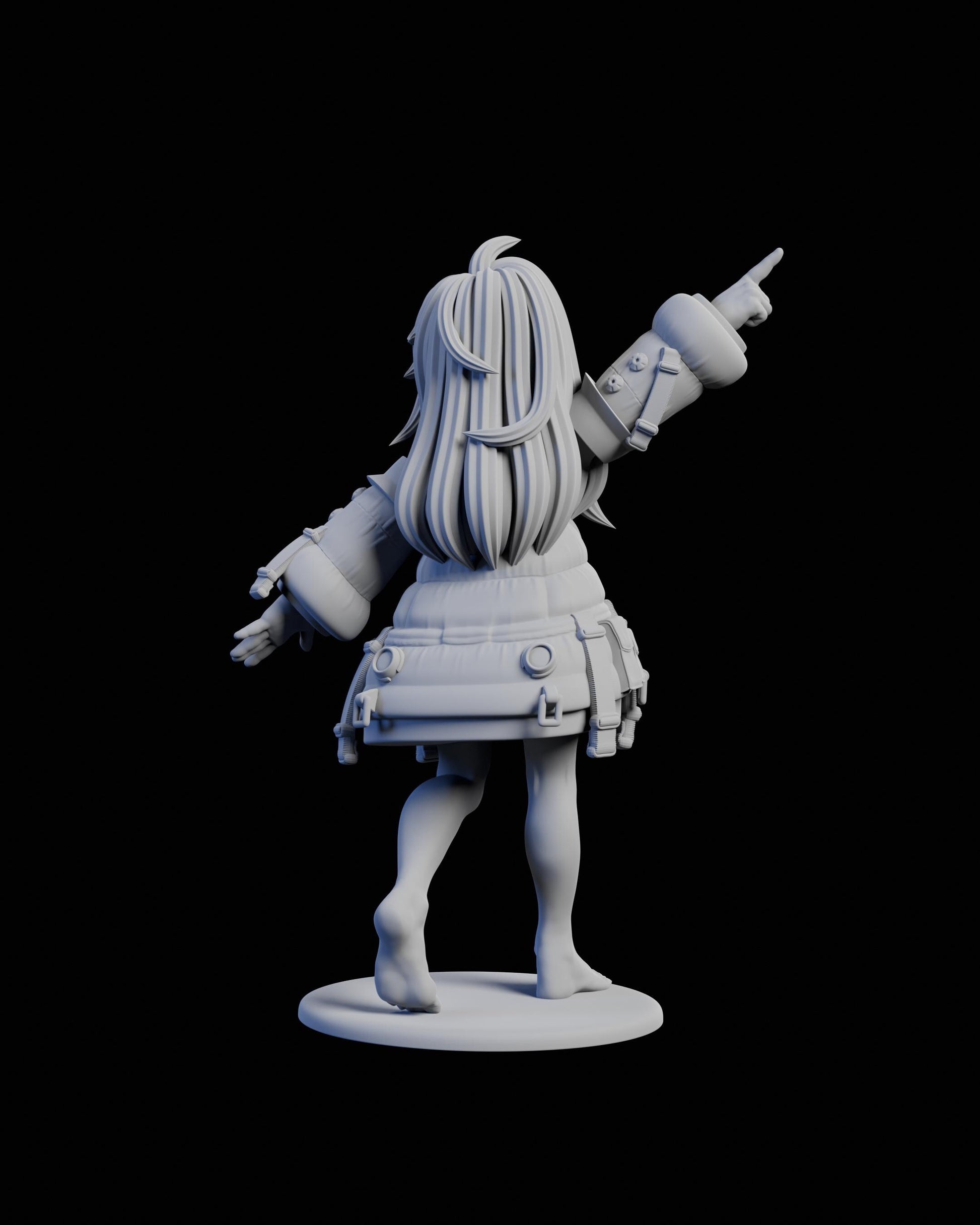 Surrogate Daughter Miniature - 28mm / 32mm / 36mm / 75mm - Ethan Savage Studios - Unpainted Resin Printed Figure for TTRPGs, and Board Games