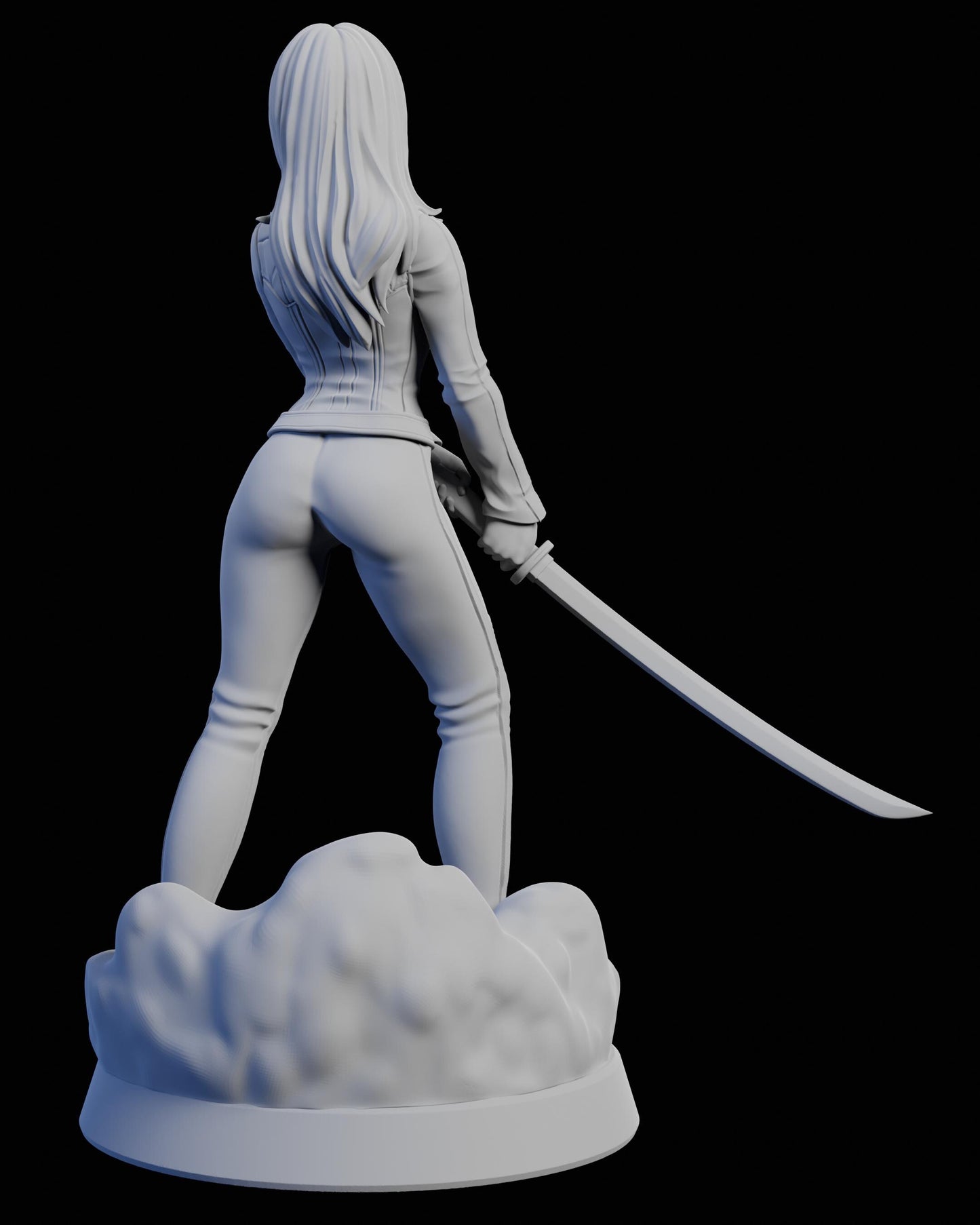 Kira Bell Miniature - Claudia's Gallery - 28mm / 32mm / 36mm / 75mm - Resin Printed Figure for D&D and TTRPGs