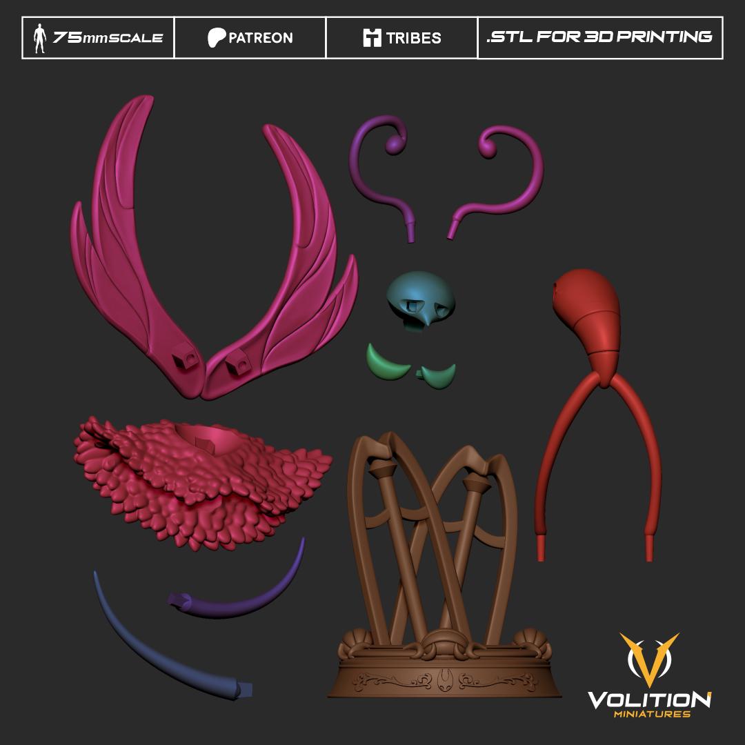 Master of Drama Figure - 75mm - Volition Miniatures - Unpainted Resin Printed Figurine