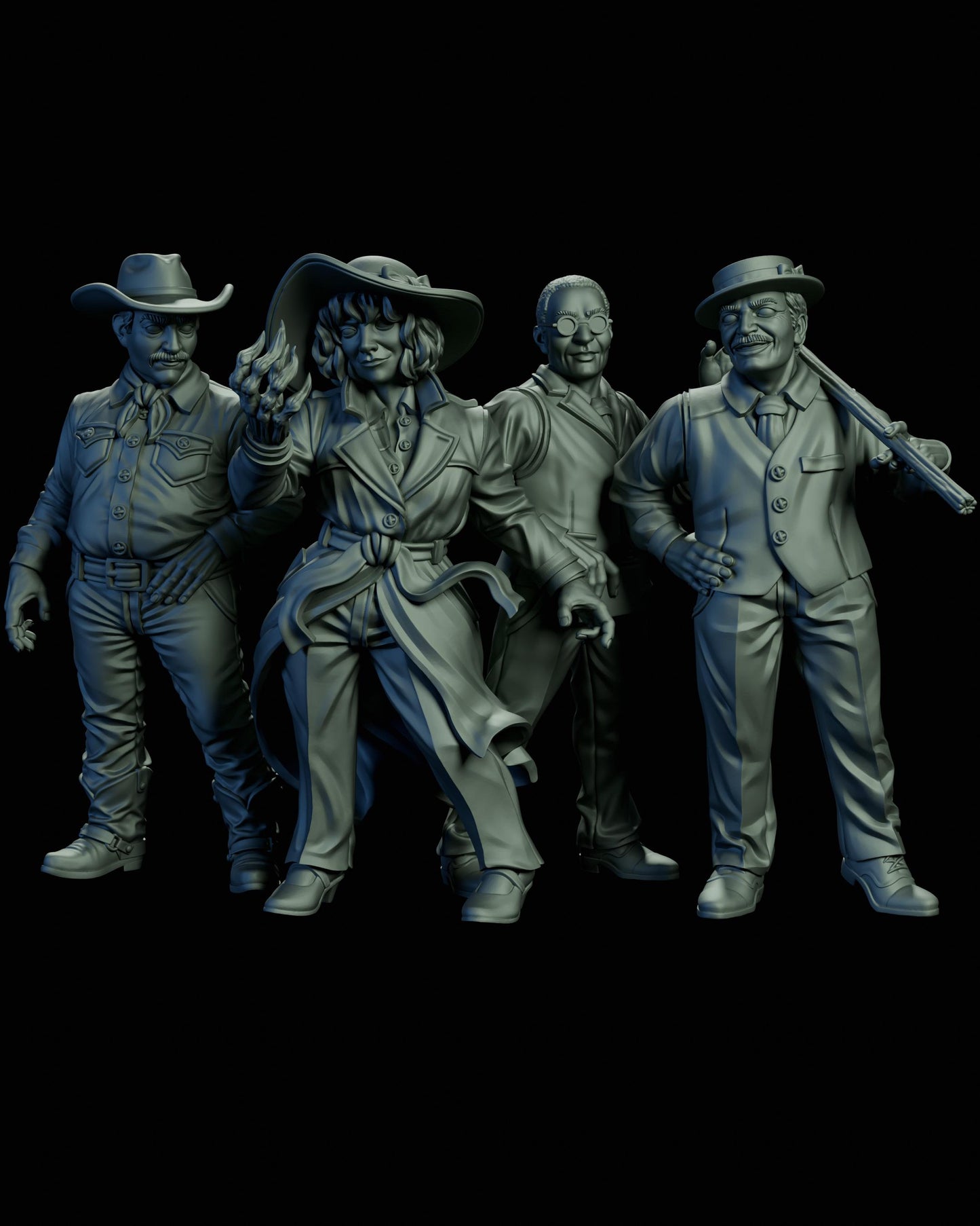 The Gate and the Key Investigators Miniatures - 28mm / 32mm / 36mm - Adaevy Creations - Resin Printed Figure for Arkham Horror