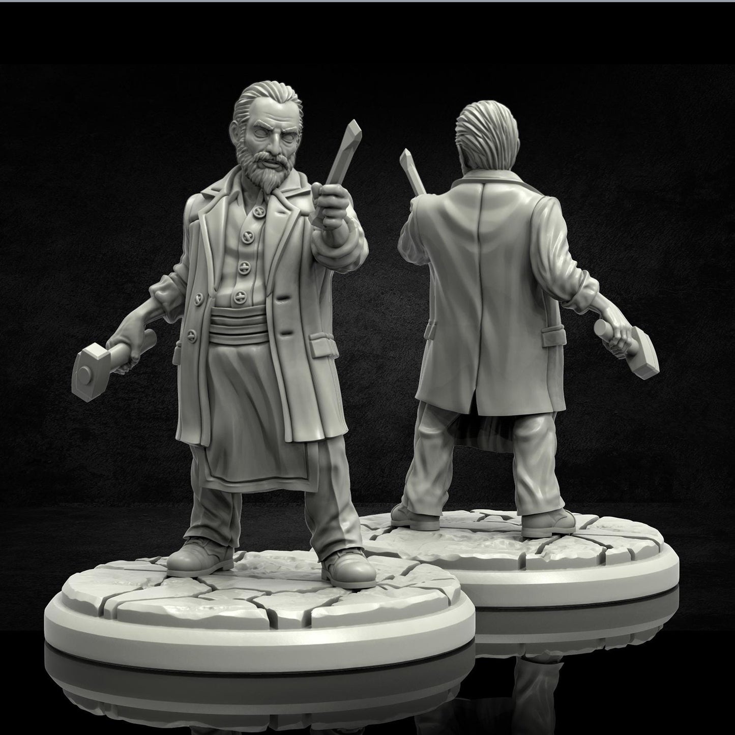 The Gilded Masquerade Investigator Miniatures - 28mm / 32mm / 36mm - Adaevy Creations - Resin Printed Figure for Arkham Horror