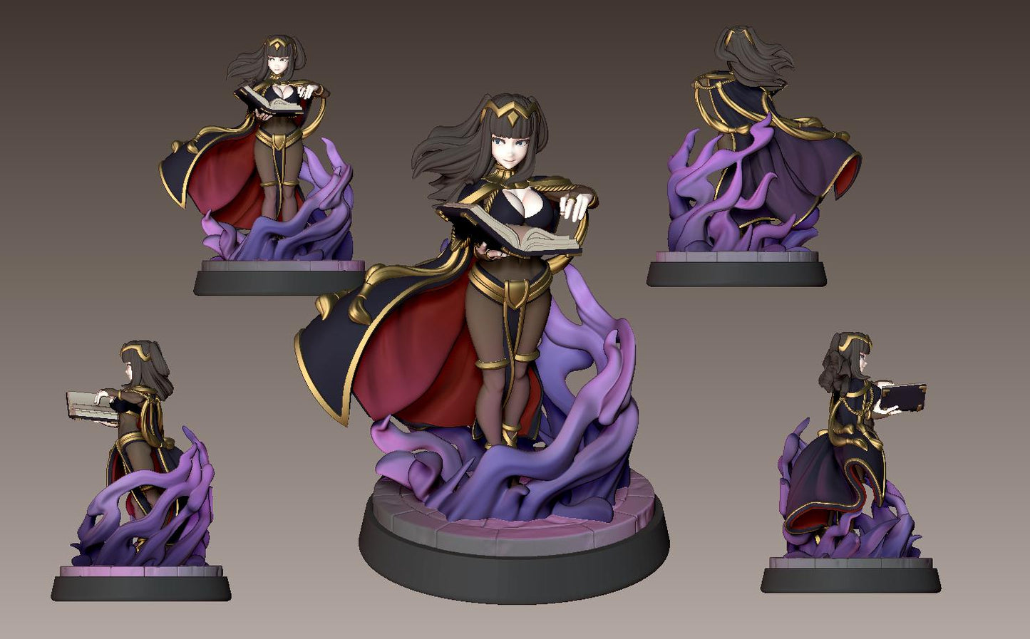 Shadow Hexcaster Miniature - 28mm / 32mm / 36mm - LPOMC - Unpainted Resin Printed Figure for D&D, TTRPGs, and Board Games