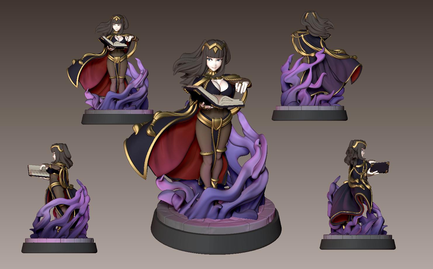 Shadow Hexcaster Miniature - 28mm / 32mm / 36mm - LPOMC - Unpainted Resin Printed Figure for D&D, TTRPGs, and Board Games