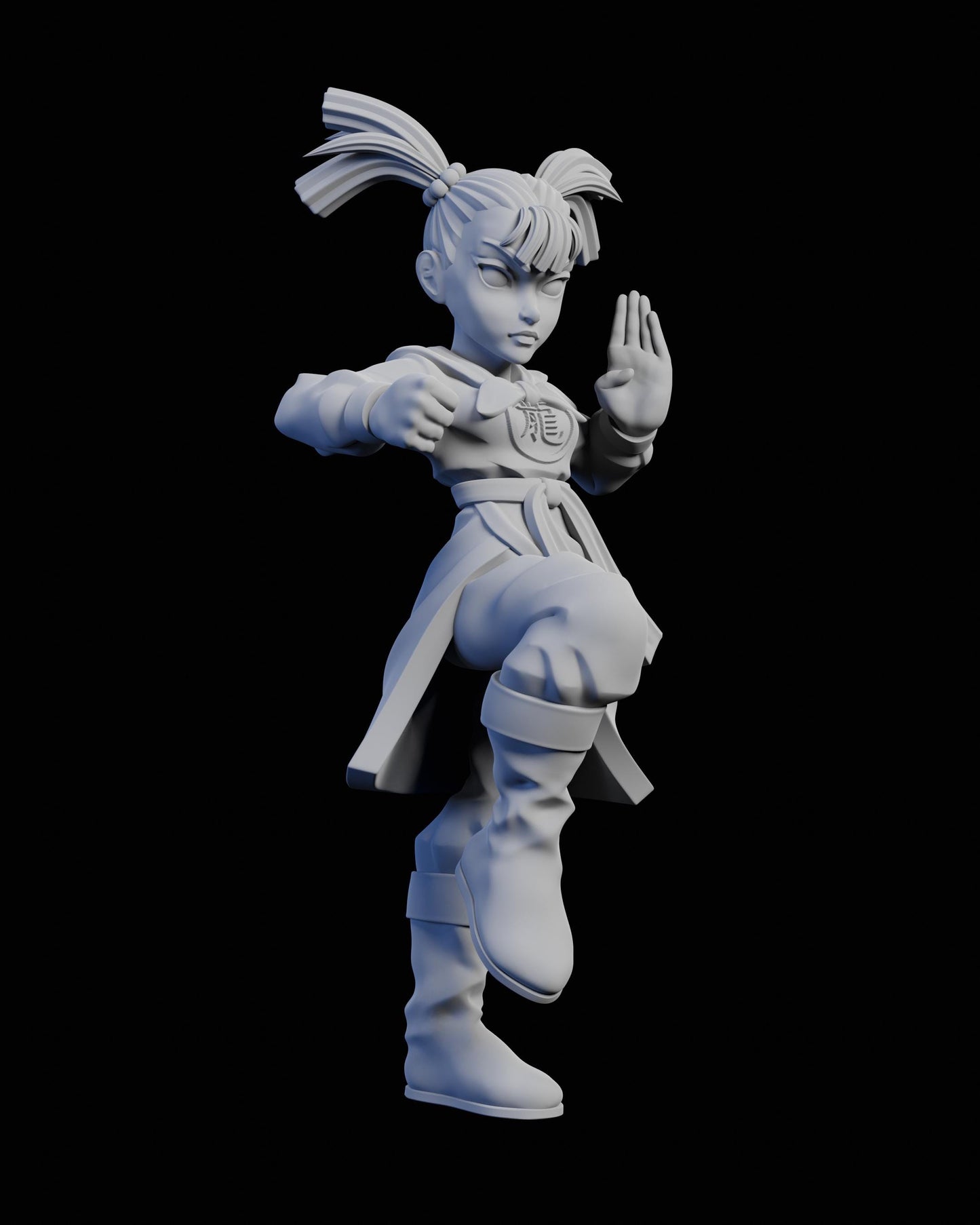 Martial Artist Miniature - 28mm / 32mm / 36mm / 75mm - Ethan Savage Studios - Unpainted Resin Printed Figure for TTRPGs, and Board Games