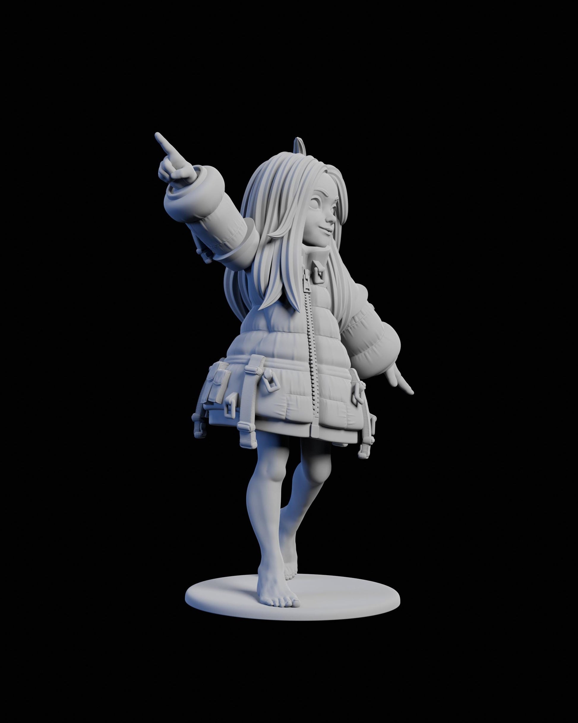 Surrogate Daughter Miniature - 28mm / 32mm / 36mm / 75mm - Ethan Savage Studios - Unpainted Resin Printed Figure for TTRPGs, and Board Games