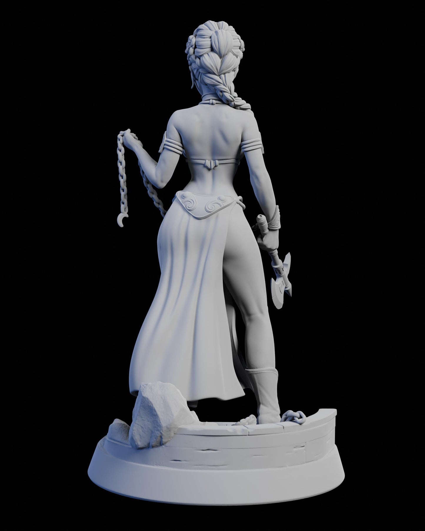 Lady Elara Miniature - Claudia's Gallery - 28mm / 32mm / 36mm / 75mm - Resin Printed Figure for D&D and TTRPGs