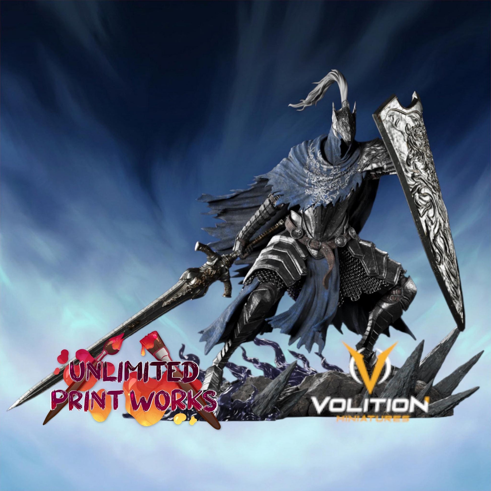 Abysswalker Miniature - 28mm / 32mm / 36mm - Volition Miniatures - Resin Printed Figurine for D&D, TTRPGs, and Board Games