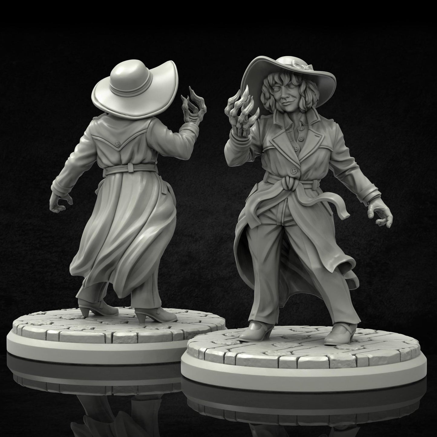The Gate and the Key Investigators Miniatures - 28mm / 32mm / 36mm - Adaevy Creations - Resin Printed Figure for Arkham Horror