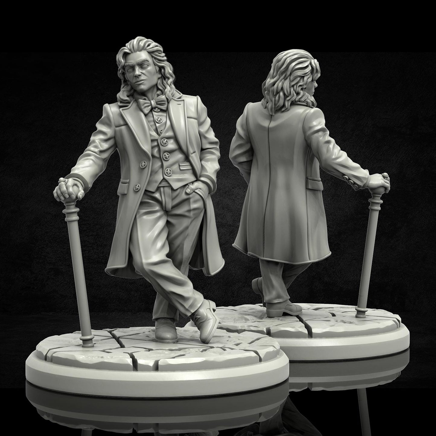 The Gilded Masquerade Investigator Miniatures - 28mm / 32mm / 36mm - Adaevy Creations - Resin Printed Figure for Arkham Horror