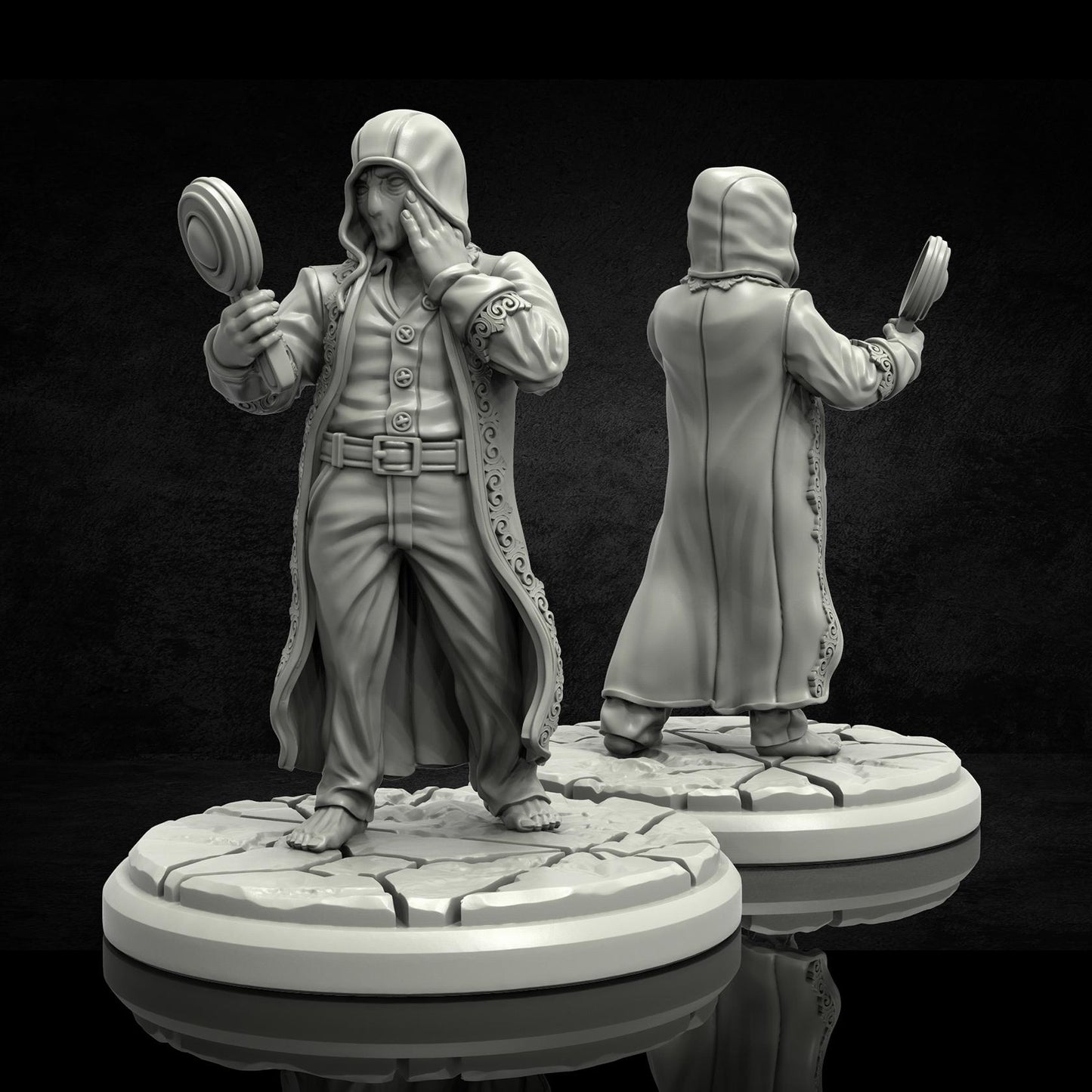 The Gilded Masquerade Investigator Miniatures - 28mm / 32mm / 36mm - Adaevy Creations - Resin Printed Figure for Arkham Horror