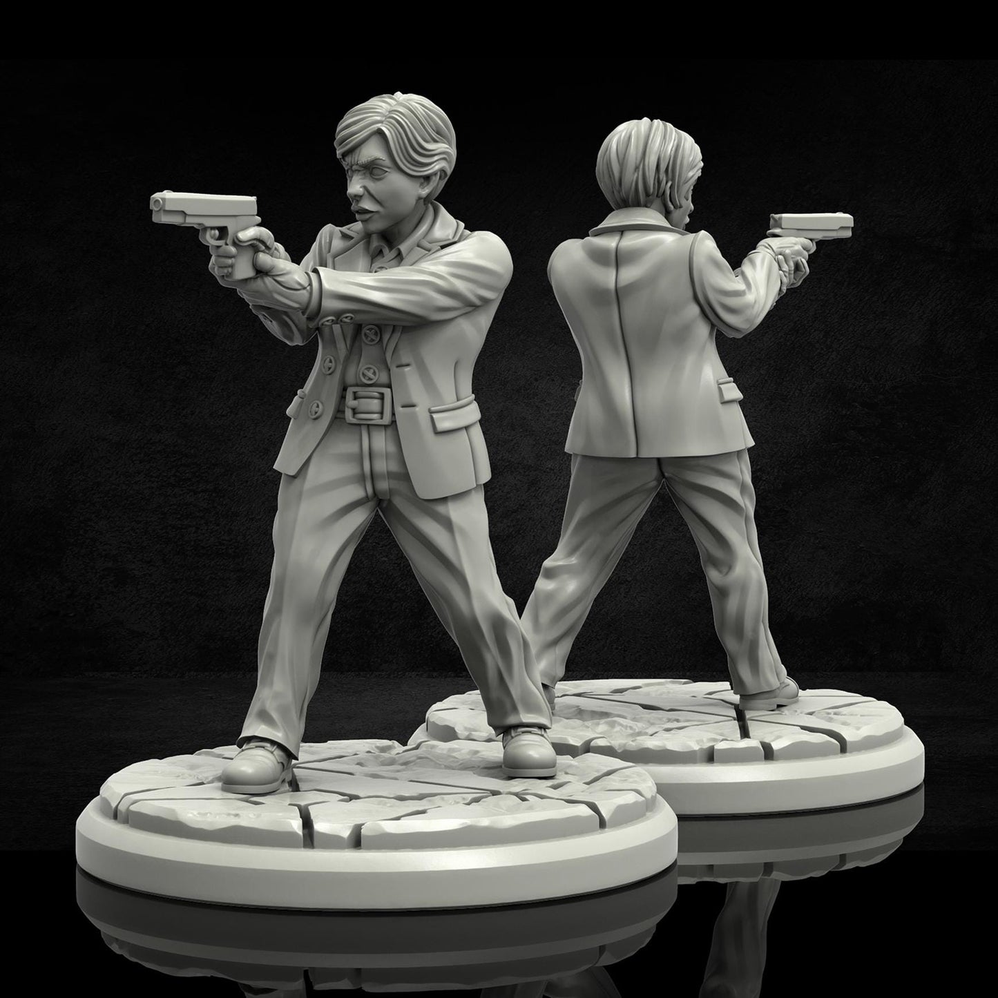 The Gilded Masquerade Investigator Miniatures - 28mm / 32mm / 36mm - Adaevy Creations - Resin Printed Figure for Arkham Horror