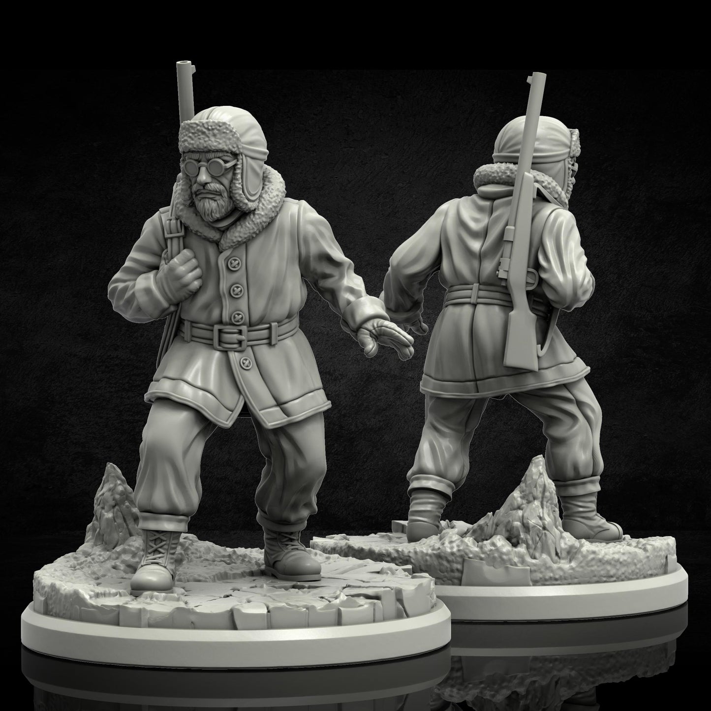 The Frozen Madness Investigators Miniatures - 28mm / 32mm / 36mm - Adaevy Creations - Resin Printed Figure for Arkham Horror
