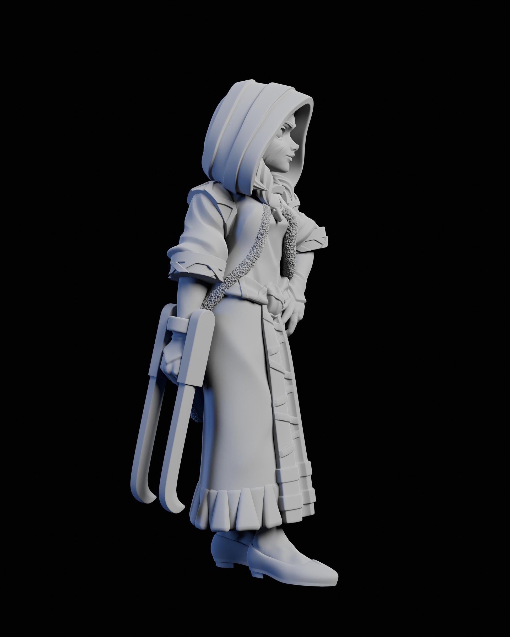 Jessica Miniature - 28mm / 32mm / 36mm / 75mm - Ethan Savage Studios - Unpainted Resin Printed Figure for D&D, TTRPGs, and Board Games