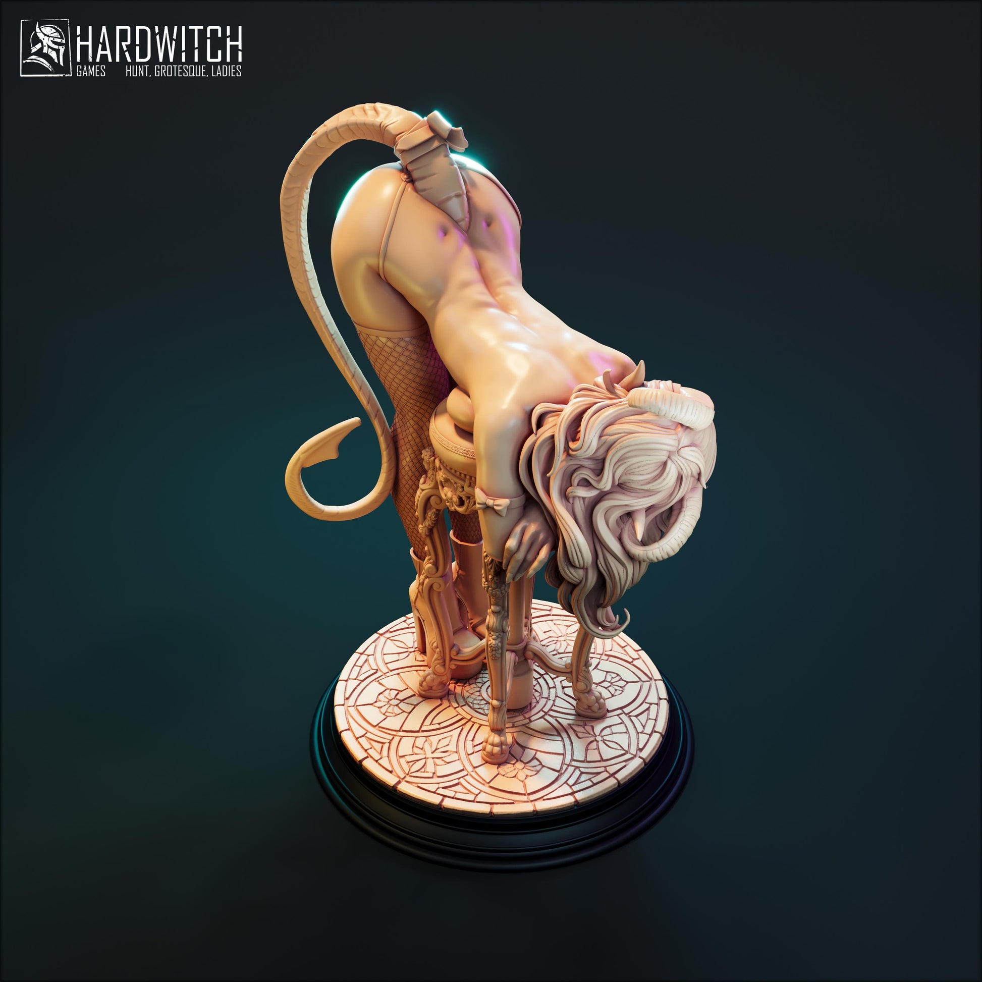 Amidara Blustmorn Miniature - 28mm / 32mm / 36mm / 75mm / 1:12 - HardWitch Games - Resin Printed Figure for D&D, TTRPGs, and Board Gaming