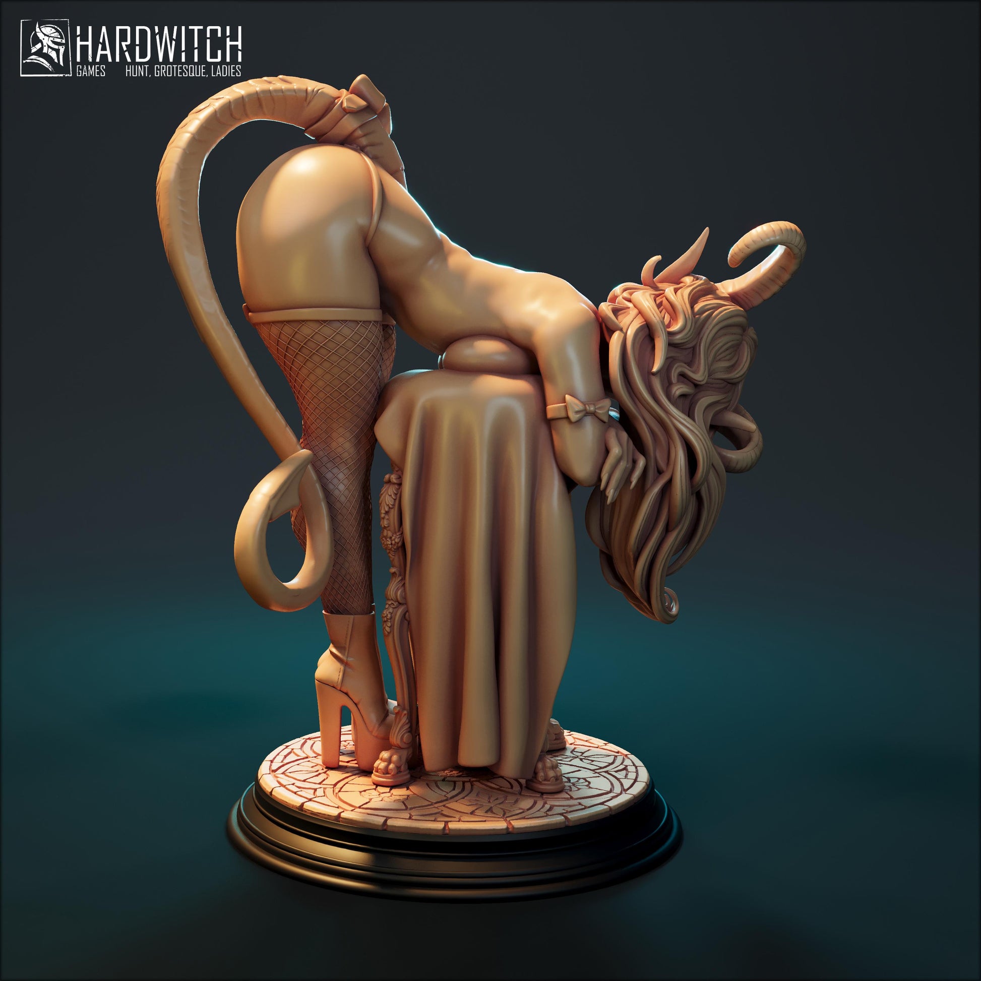Amidara Blustmorn Miniature - 28mm / 32mm / 36mm / 75mm / 1:12 - HardWitch Games - Resin Printed Figure for D&D, TTRPGs, and Board Gaming