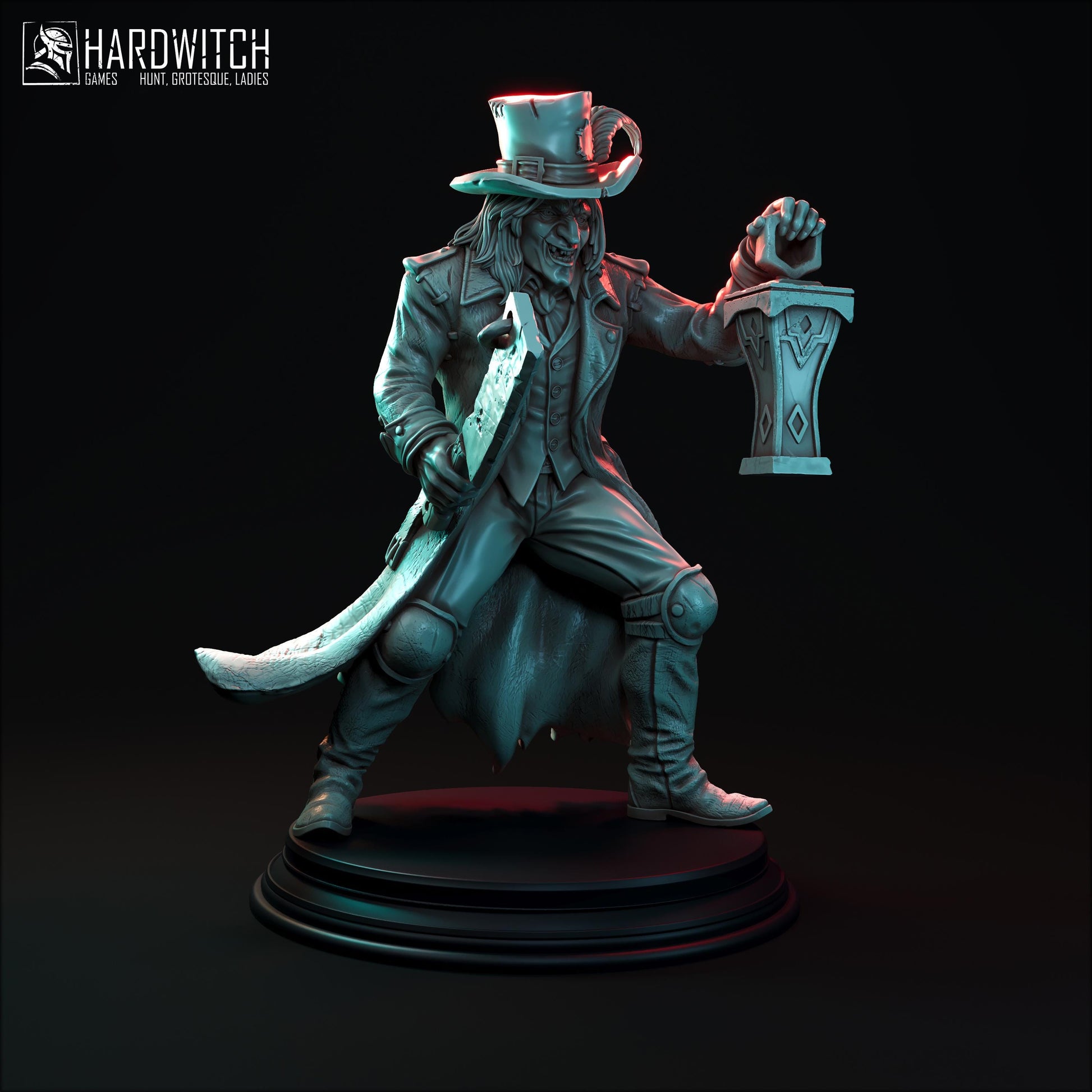 Marcus Gravedigger Miniature - 28mm / 32mm / 36mm / 75mm - HardWitch Games - Resin Printed Figure for TTRPGs and Board Games