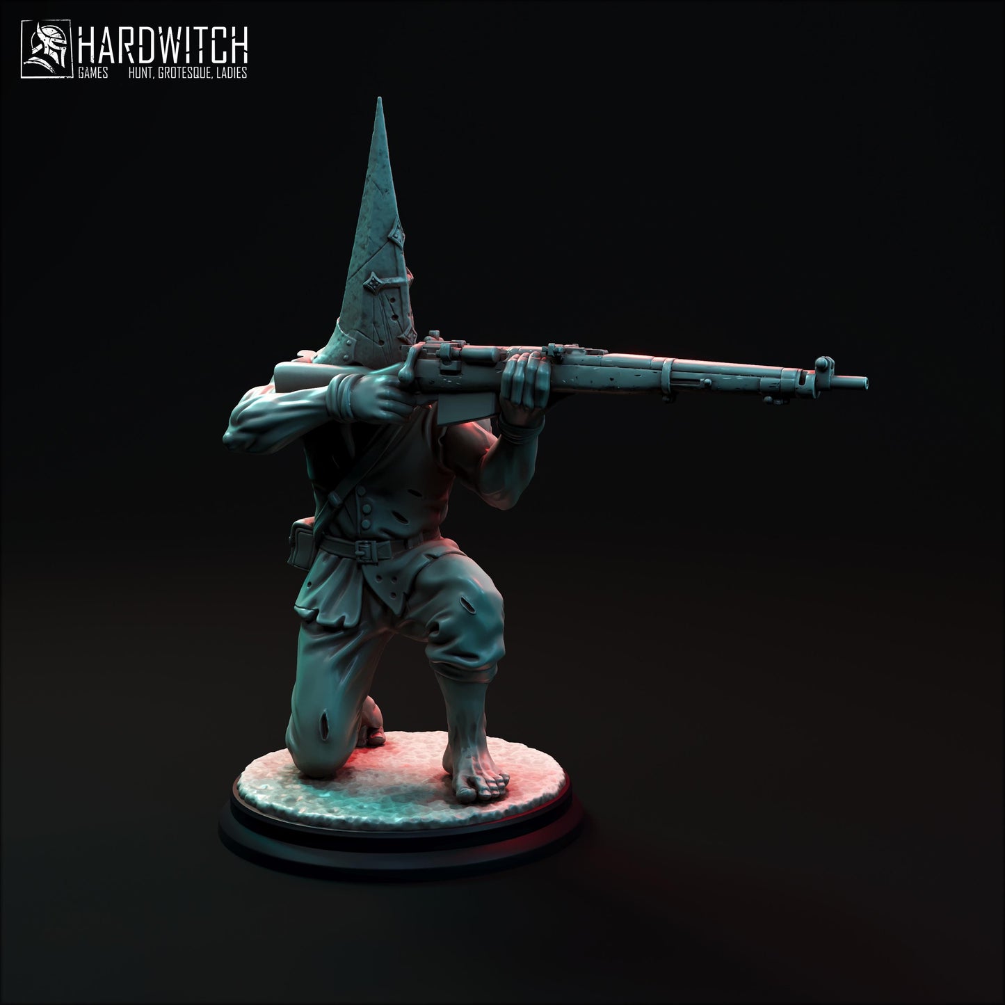 Gym Pilgrim Miniature Set - 28mm / 32mm / 36mm - HardWitch Games - Resin Printed Figure for D&D, TTRPGs, and Board Games