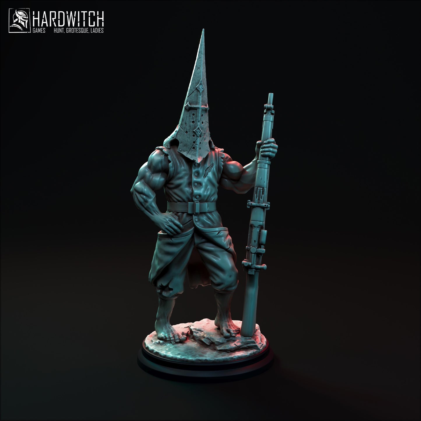 Gym Pilgrim Miniature Set - 28mm / 32mm / 36mm - HardWitch Games - Resin Printed Figure for D&D, TTRPGs, and Board Games