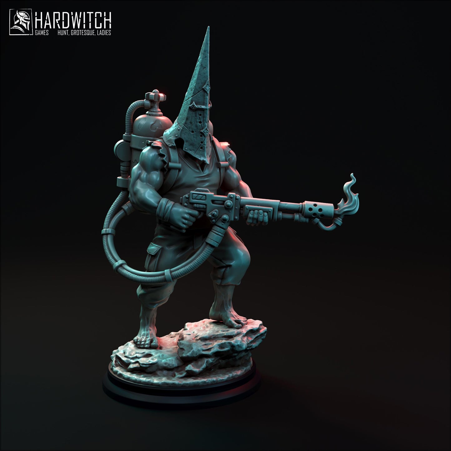 Gym Pilgrim Miniature Set - 28mm / 32mm / 36mm - HardWitch Games - Resin Printed Figure for D&D, TTRPGs, and Board Games