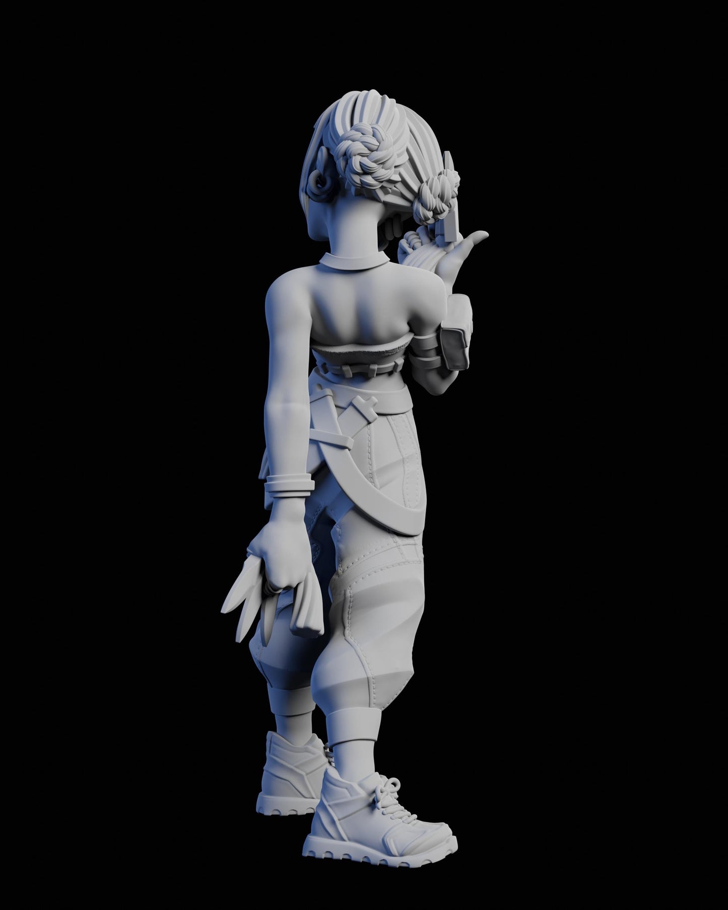 VALKYR//E Leader Miniature - 28mm / 32mm / 36mm / 75mm - Ethan Savage Studios - Unpainted Resin Printed Figure for TTRPGs, and Board Games
