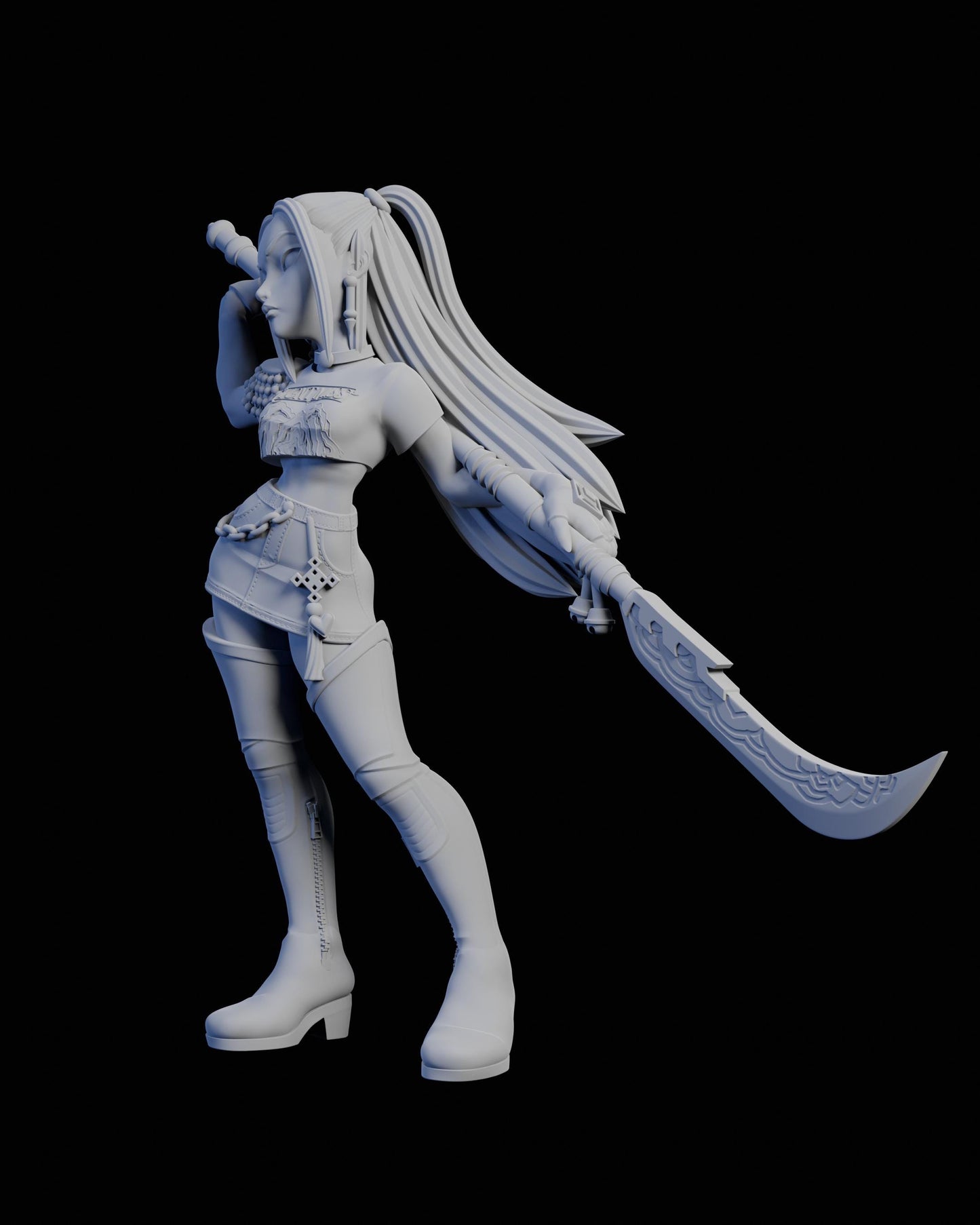 VALKYR//E Leader Miniature - 28mm / 32mm / 36mm / 75mm - Ethan Savage Studios - Unpainted Resin Printed Figure for TTRPGs, and Board Games