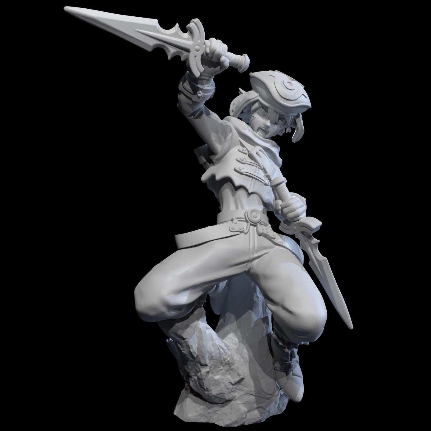 Dot Hackers Miniature - 28mm / 32mm / 36mm - Irnkman's Minis - Resin Printed Figure for D&D, TTRPGs, and Board Games