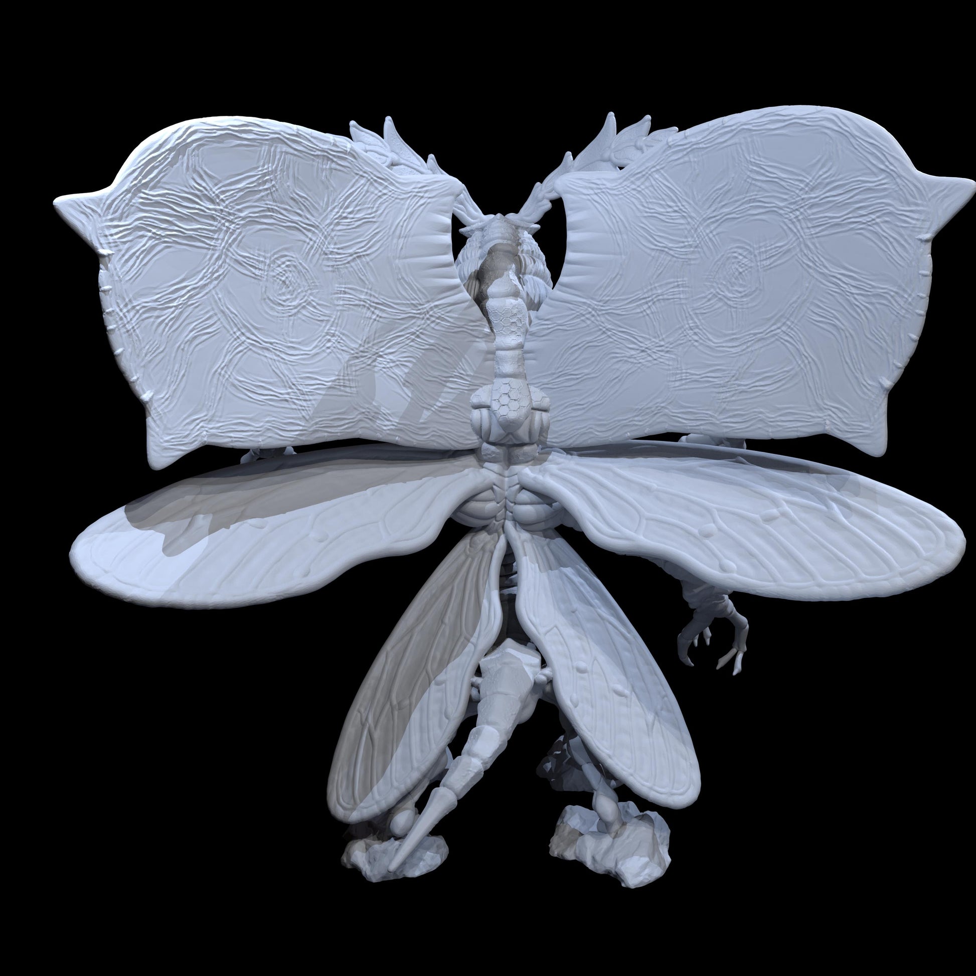 Giant Moth Queen - Irnkman's Minis - Unpainted Resin Printed Figure for TTRPGs and Board Games