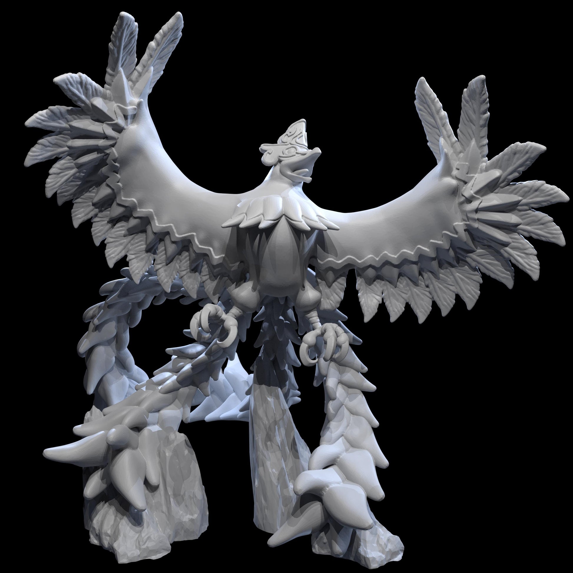 Giant Bird King - Irnkman's Minis - Unpainted Resin Printed Figure for TTRPGs and Board Games