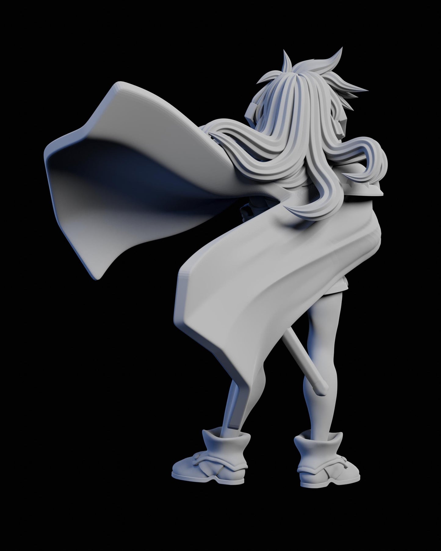 Explorer Arasha Miniature - 28mm / 32mm / 36mm / 75mm - Ethan Savage Studios - Unpainted Resin Printed Figure for TTRPGs, and Board Games