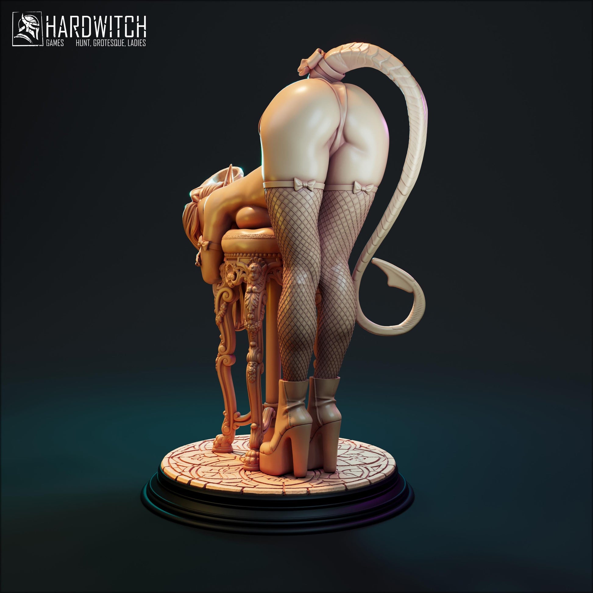 Amidara Blustmorn Miniature - 28mm / 32mm / 36mm / 75mm / 1:12 - HardWitch Games - Resin Printed Figure for D&D, TTRPGs, and Board Gaming