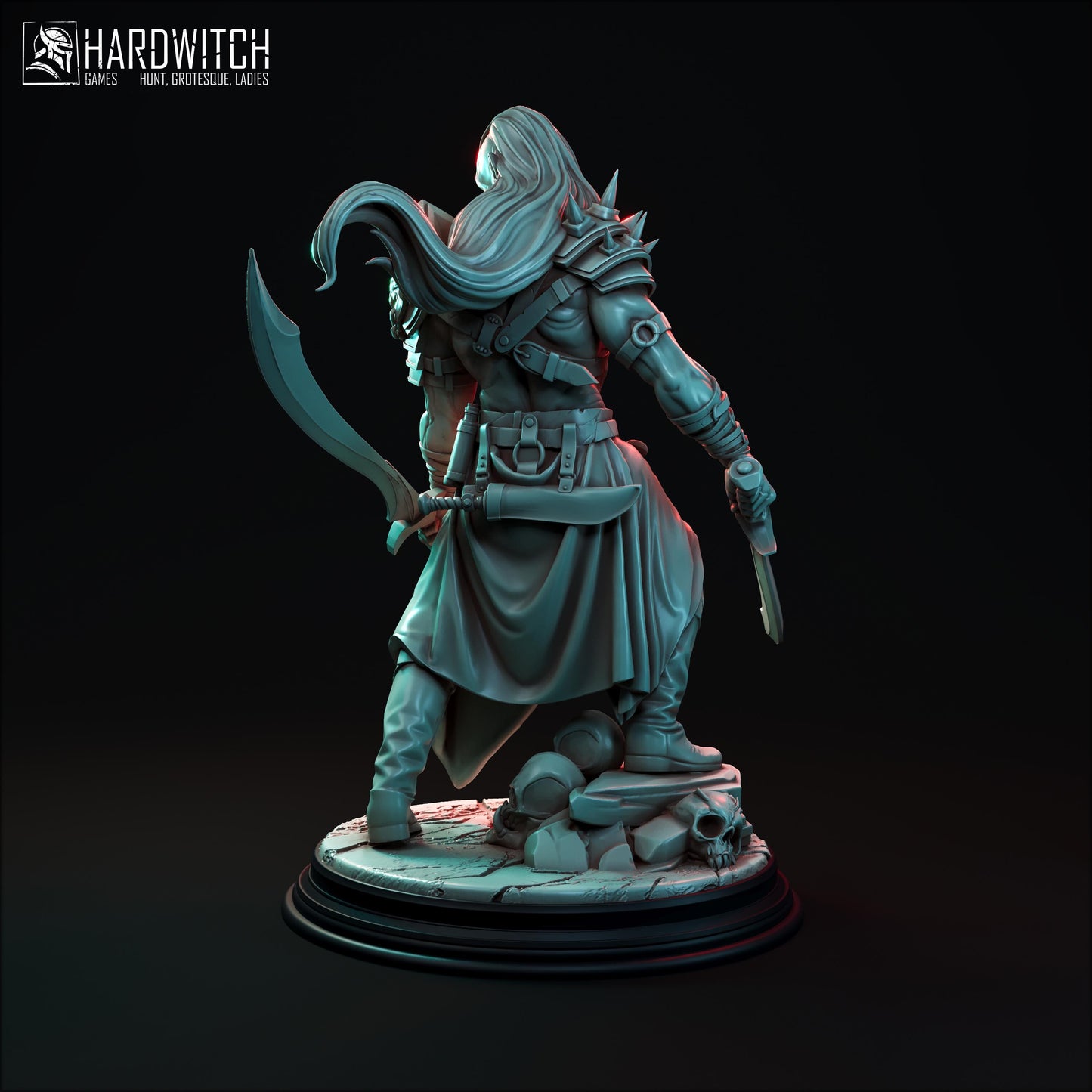 Larikan Morgul Miniature - 28mm / 32mm / 36mm / 75mm - HardWitch Games - Resin Printed Figure for TTRPGs and Board Games