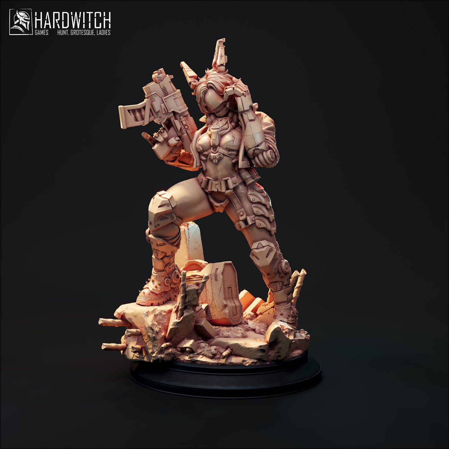 Serenity Indeal Miniature - 28mm / 32mm / 36mm / 75mm - HardWitch Games - Resin Printed Figure for TTRPGs and Board Games