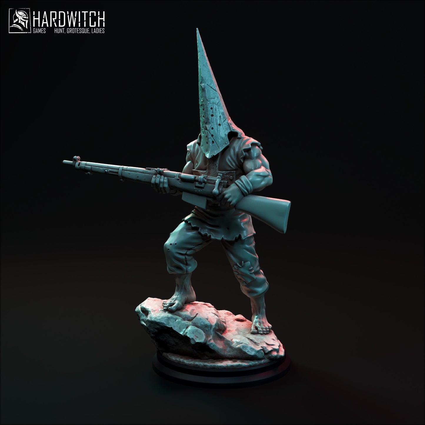 Gym Pilgrim Miniature Set - 28mm / 32mm / 36mm - HardWitch Games - Resin Printed Figure for D&D, TTRPGs, and Board Games