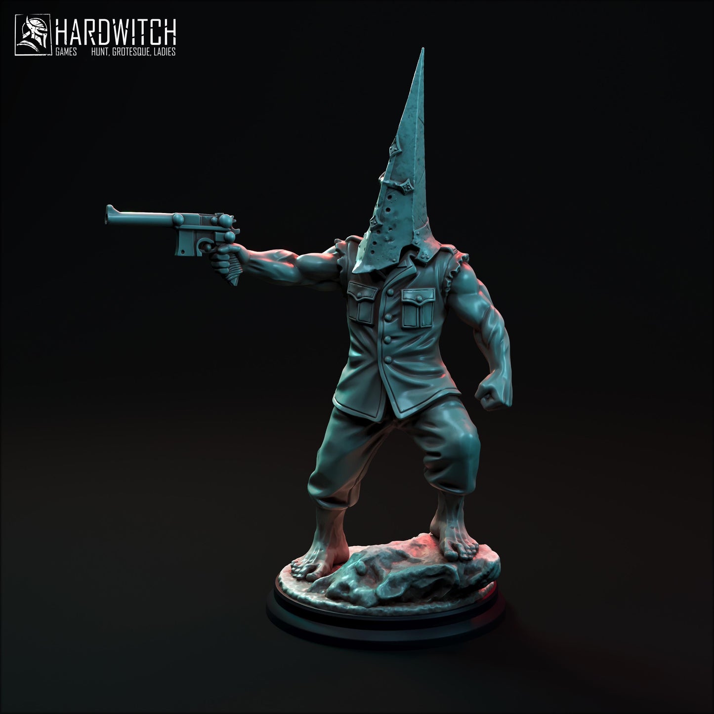 Gym Pilgrim Miniature Set - 28mm / 32mm / 36mm - HardWitch Games - Resin Printed Figure for D&D, TTRPGs, and Board Games