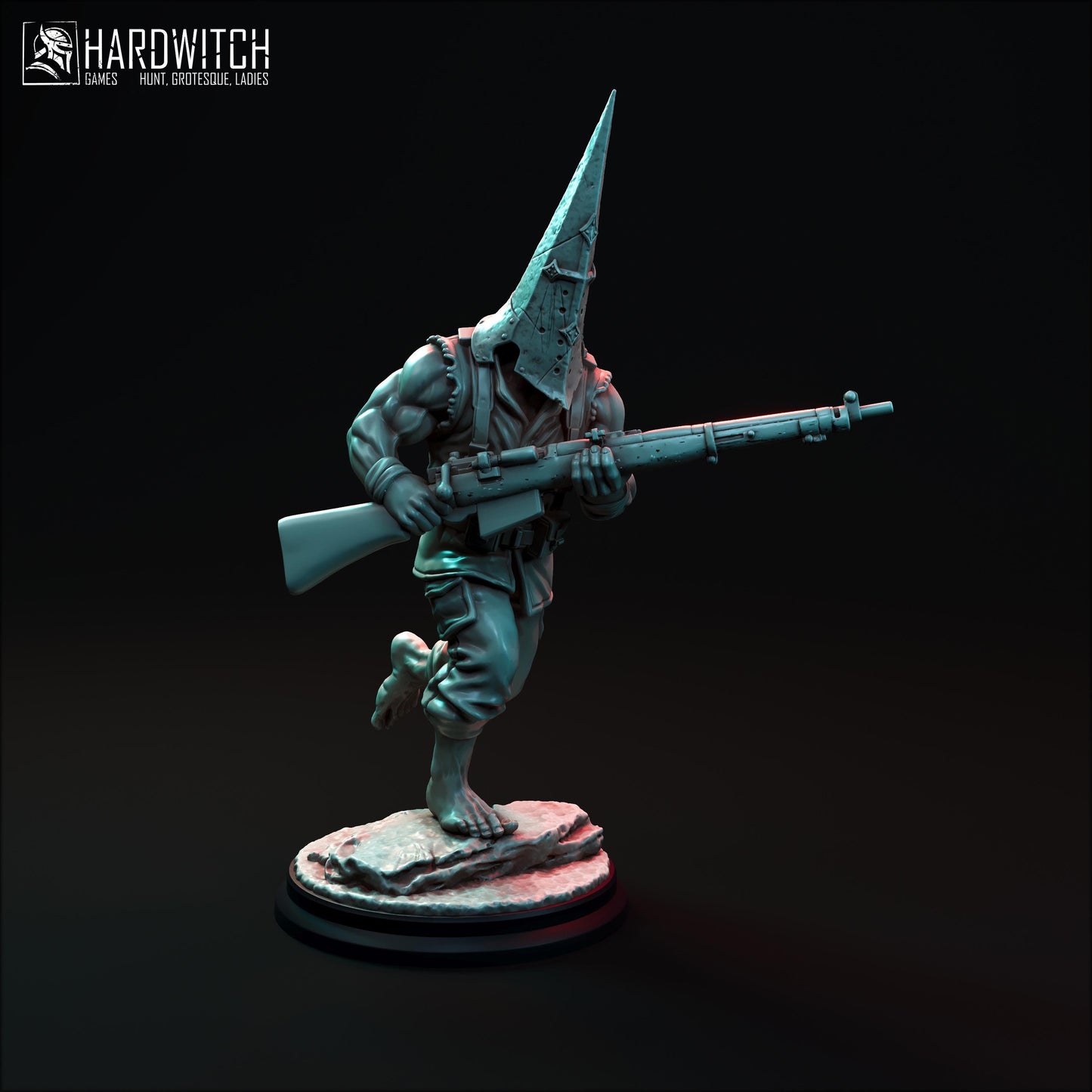 Gym Pilgrim Miniature Set - 28mm / 32mm / 36mm - HardWitch Games - Resin Printed Figure for D&D, TTRPGs, and Board Games