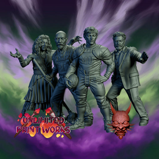 Horrors from the Rift Investigators Miniatures - 28mm / 32mm / 36mm - Adaevy Creations - Resin Printed Figure for Arkham Horror