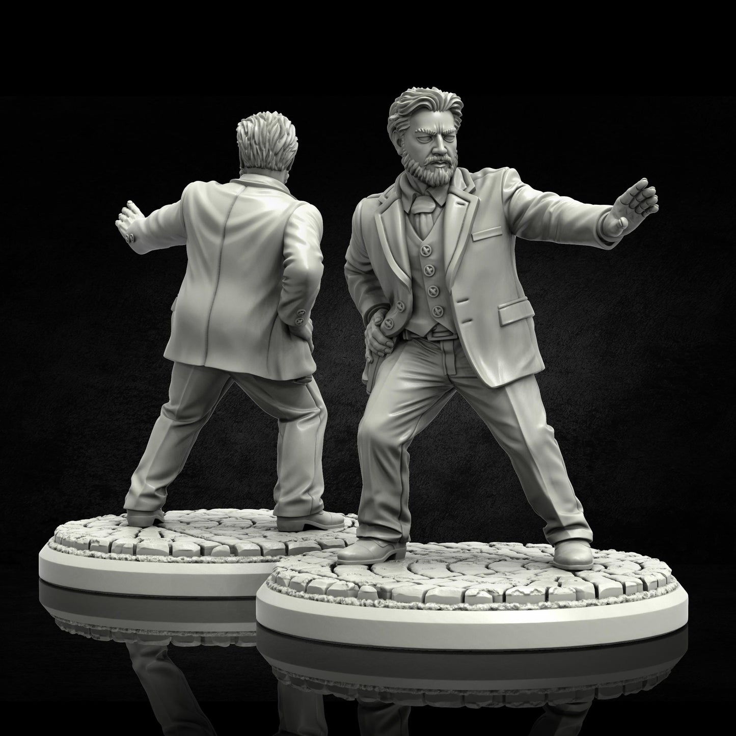 Horrors from the Rift Investigators Miniatures - 28mm / 32mm / 36mm - Adaevy Creations - Resin Printed Figure for Arkham Horror