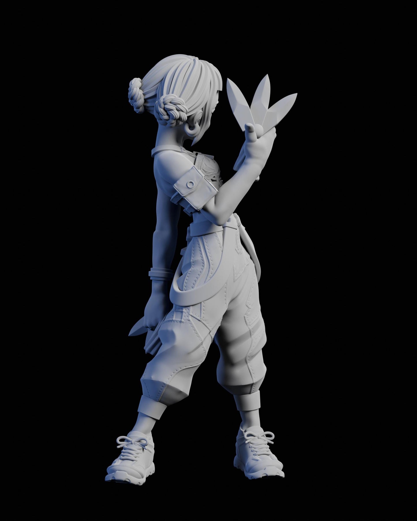 VALKYR//E Leader Miniature - 28mm / 32mm / 36mm / 75mm - Ethan Savage Studios - Unpainted Resin Printed Figure for TTRPGs, and Board Games