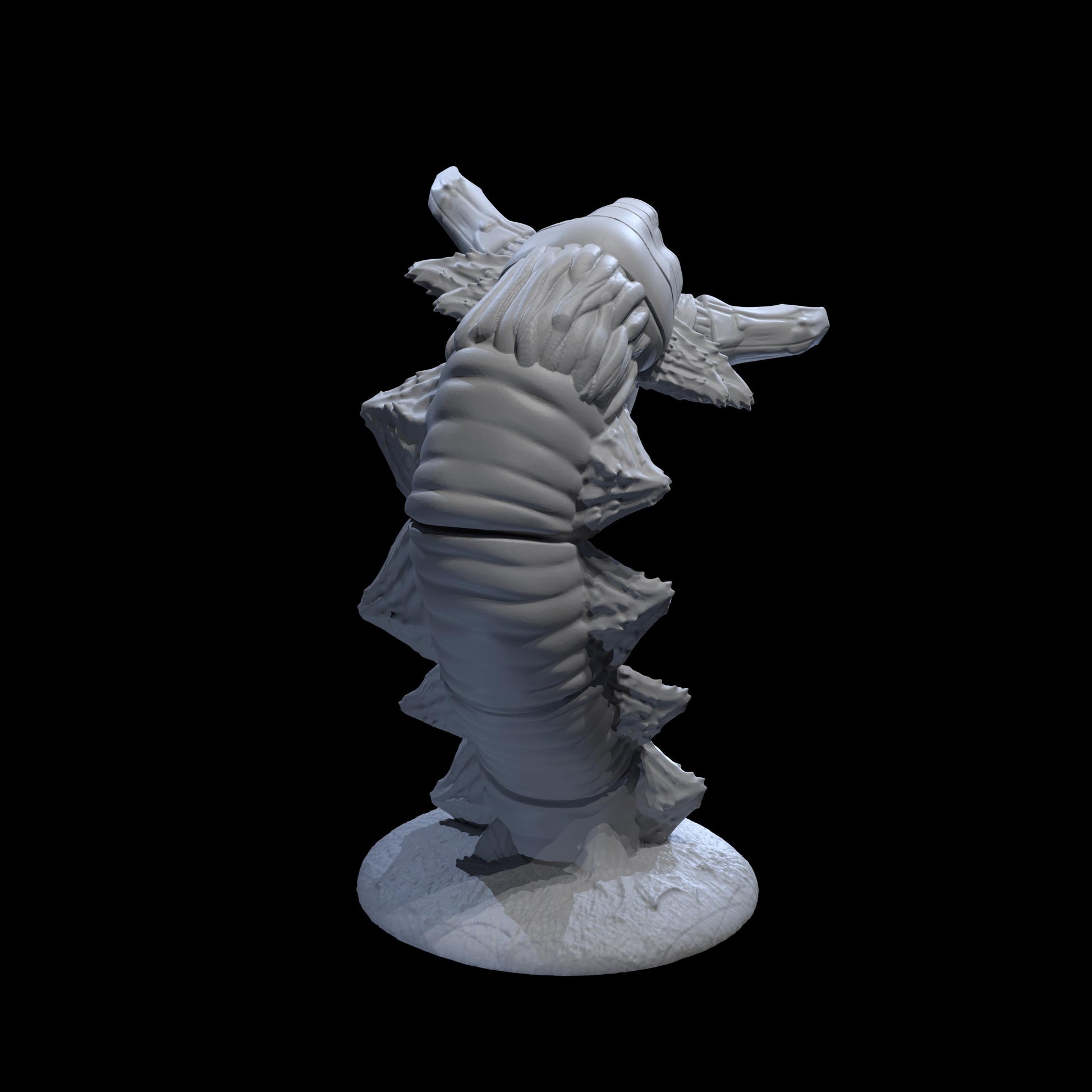 Giant Sand Centipede - Irnkman's Minis - Unpainted Resin Printed Figure for TTRPGs and Board Games