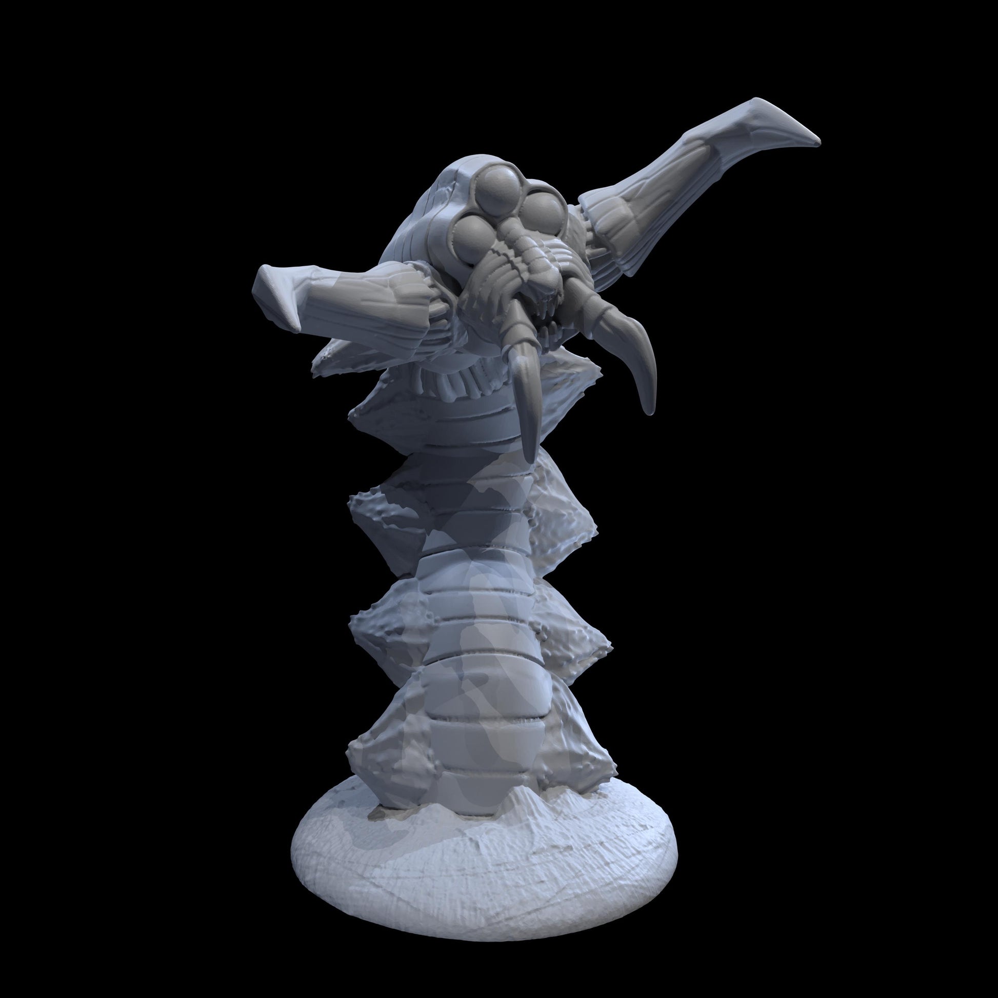 Giant Sand Centipede - Irnkman's Minis - Unpainted Resin Printed Figure for TTRPGs and Board Games