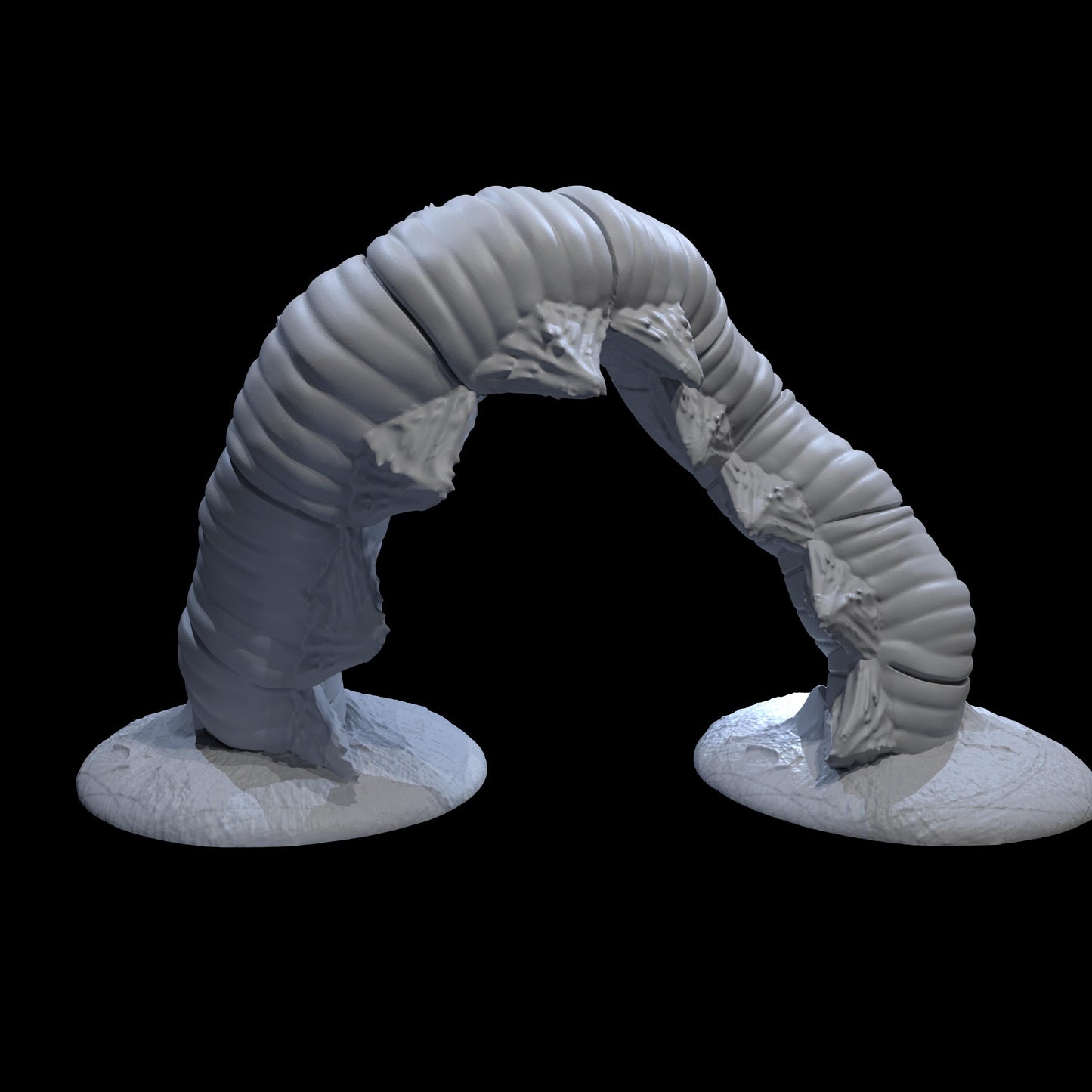 Giant Sand Centipede - Irnkman's Minis - Unpainted Resin Printed Figure for TTRPGs and Board Games
