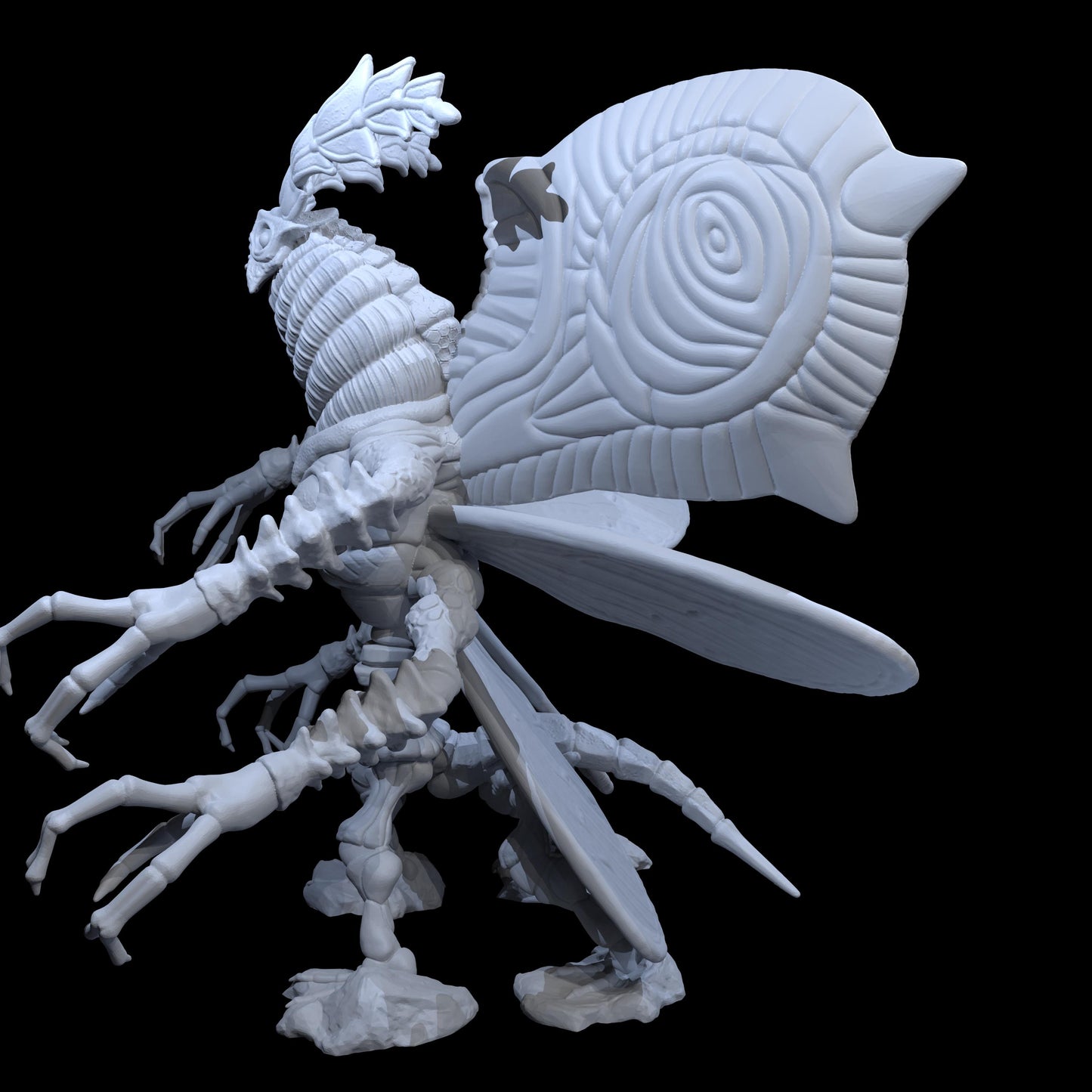 Giant Moth Queen - Irnkman's Minis - Unpainted Resin Printed Figure for TTRPGs and Board Games