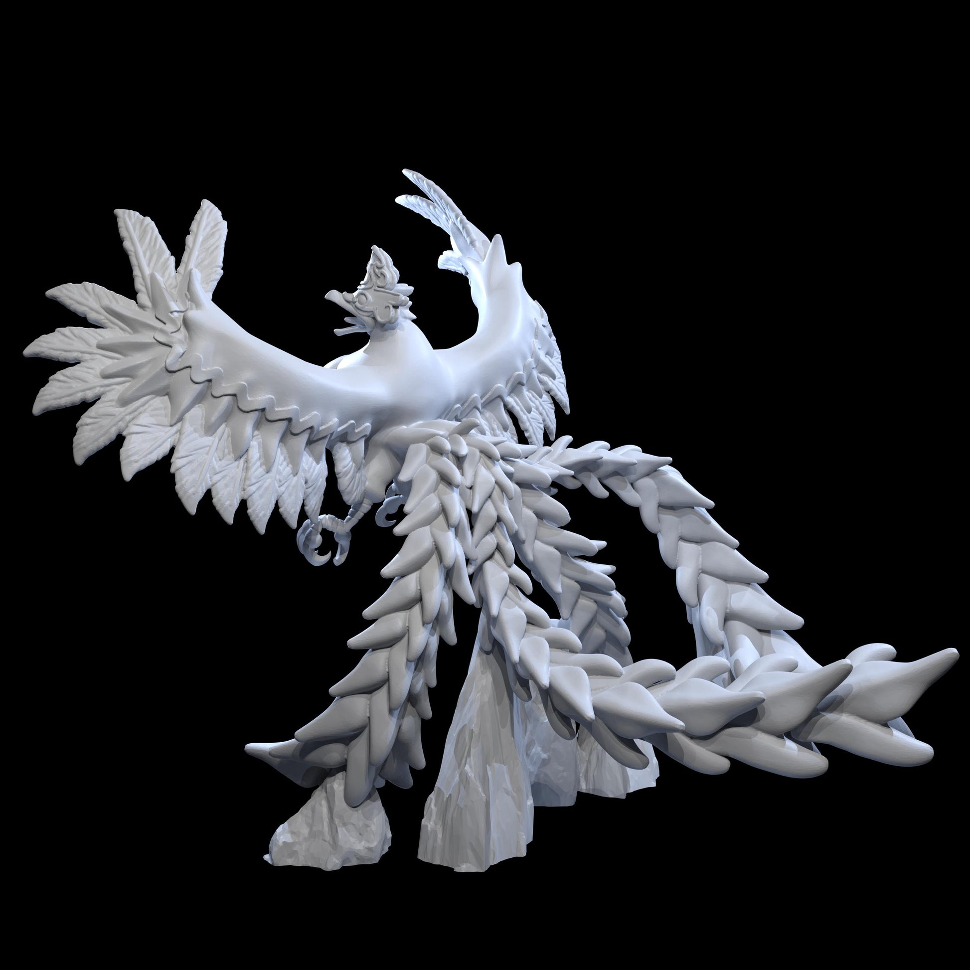 Giant Bird King - Irnkman's Minis - Unpainted Resin Printed Figure for TTRPGs and Board Games